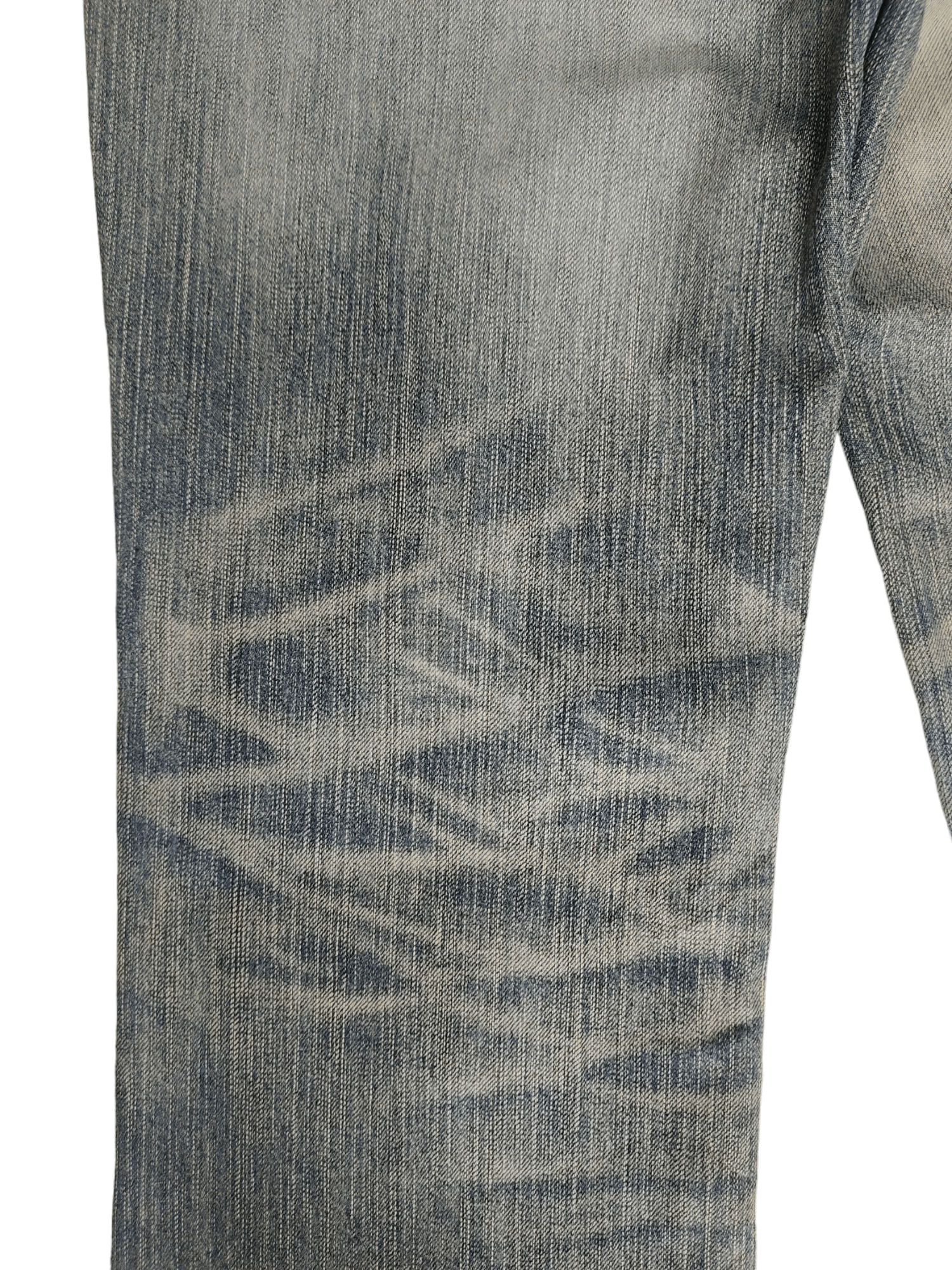 Edwin Flare Jeans Edwin XV Distress Faded Boot Cut Y2k Mudmax Size US 31 - 7 Thumbnail