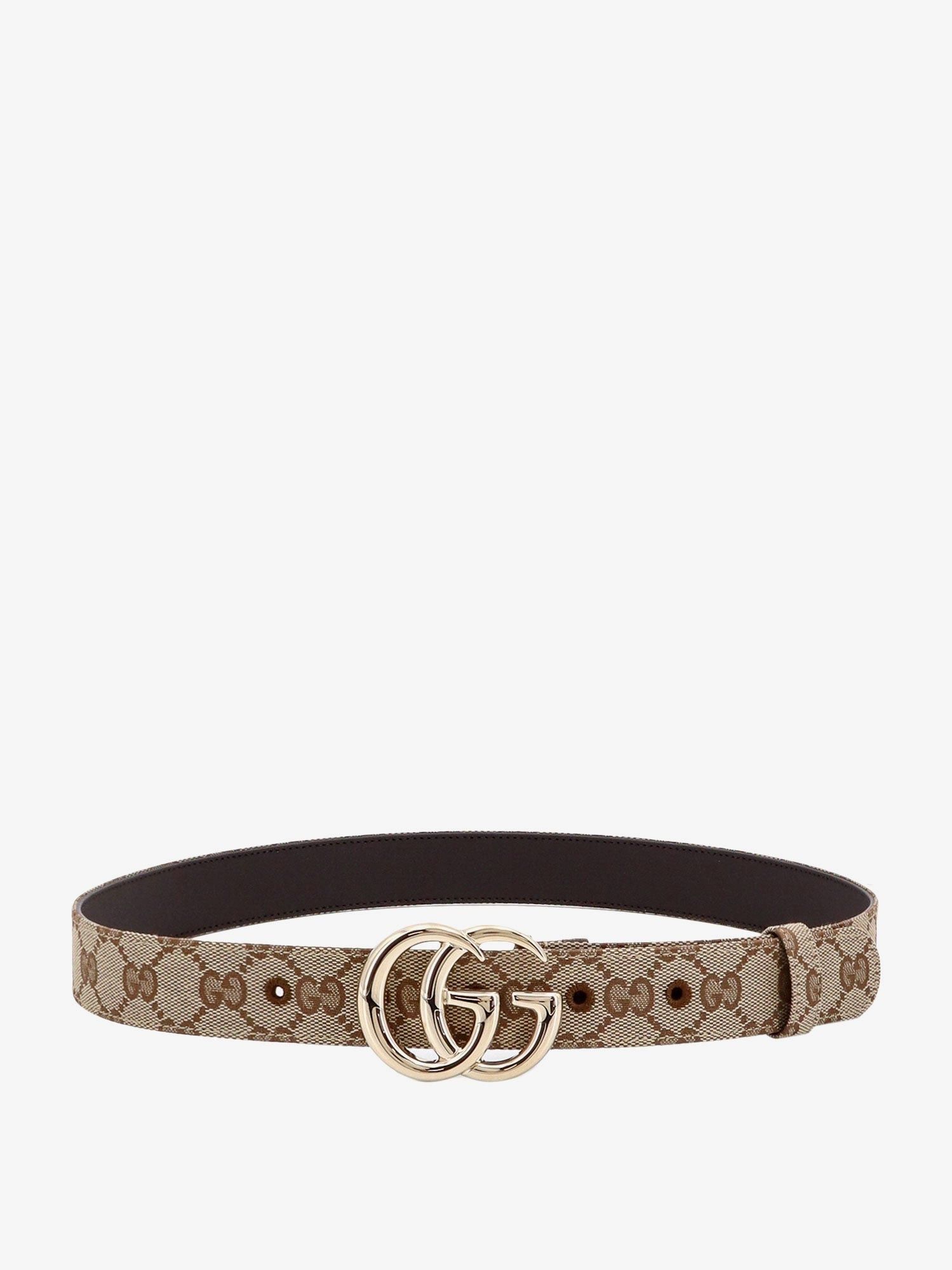Gucci Gg Marmont Coated Canvas Belt Size ONE SIZE - 1 Thumbnail