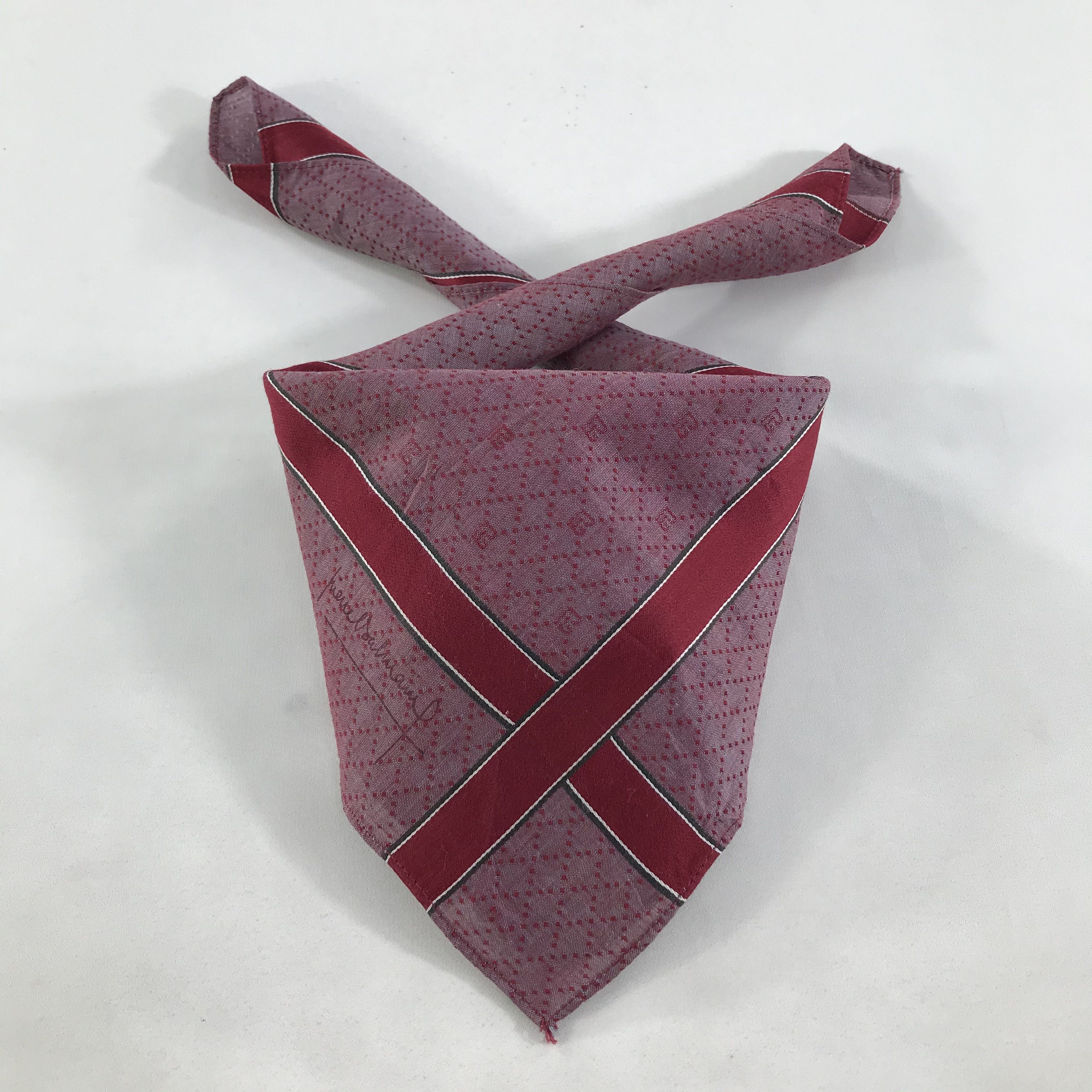 Pierre Balmain × Vintage Pierre Balmain Bandana / Handkerchief / Neckerchief - S1841 Size ONE SIZE - 3 Thumbnail