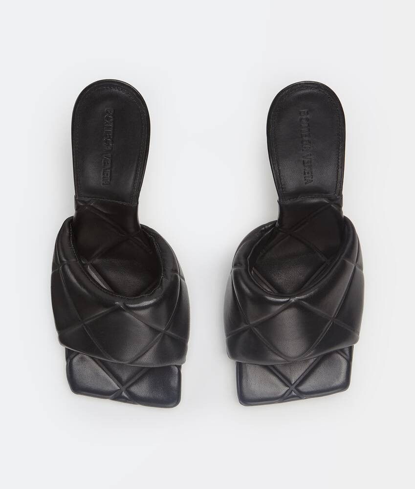 Bottega Veneta o1lf3ng10525 Rubber Lido Sandals in Black Size US 9 / IT 39 - 4 Thumbnail