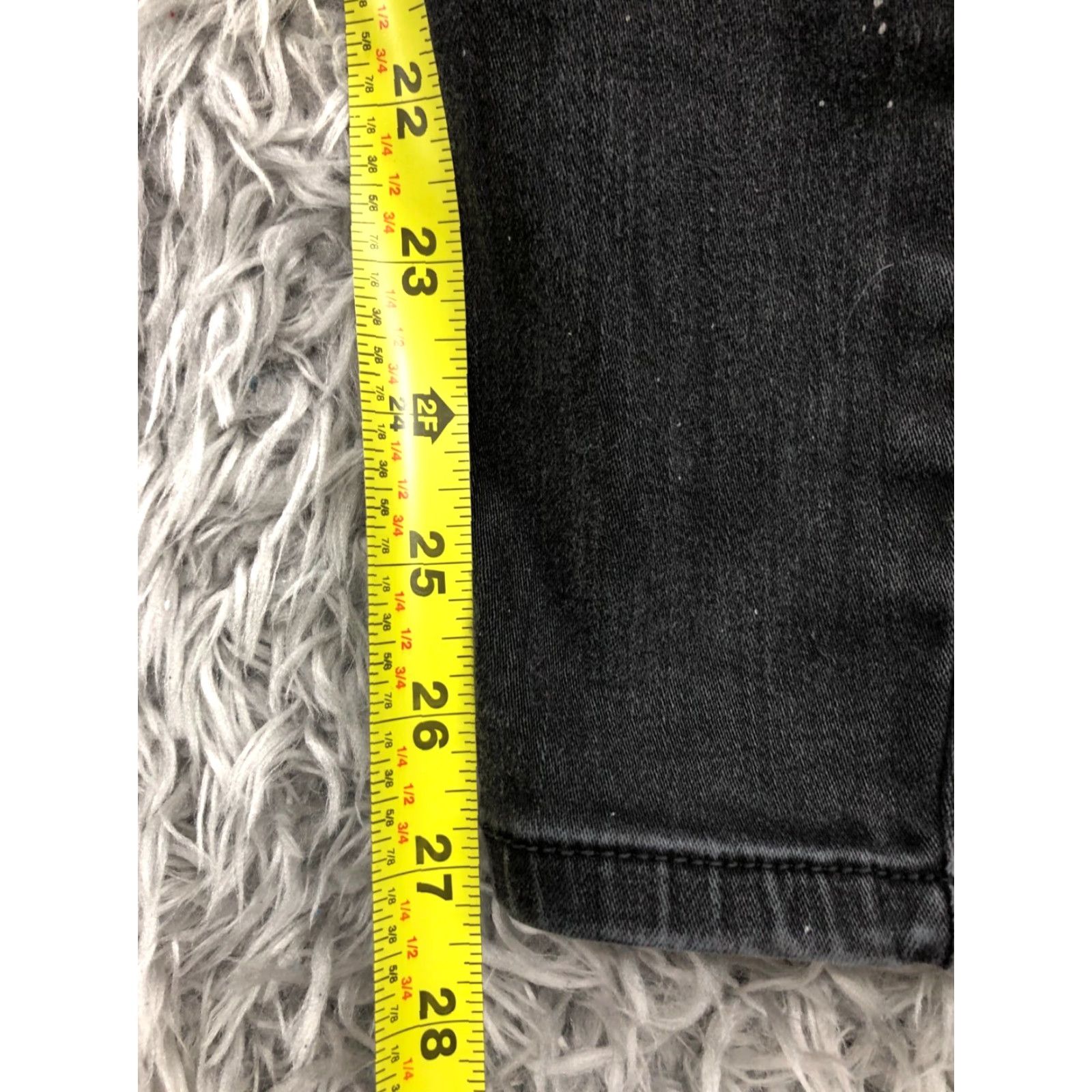 Vintage Universal Thread High Rise Pull On Jegging Jeans Womens Black Size 12 FLAW Size 34" / US 12 / IT 48 - 3 Thumbnail