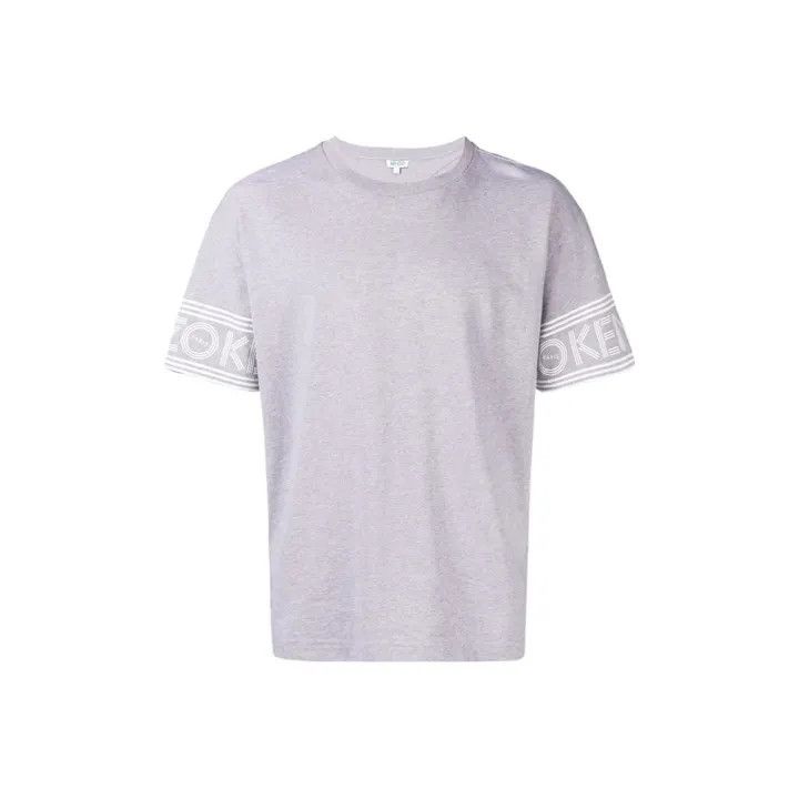 Kenzo Kenzo Gray Logo Short Sleeve T-Shirt 0079 Size US L / EU 52-54 / 3 - 1 Thumbnail