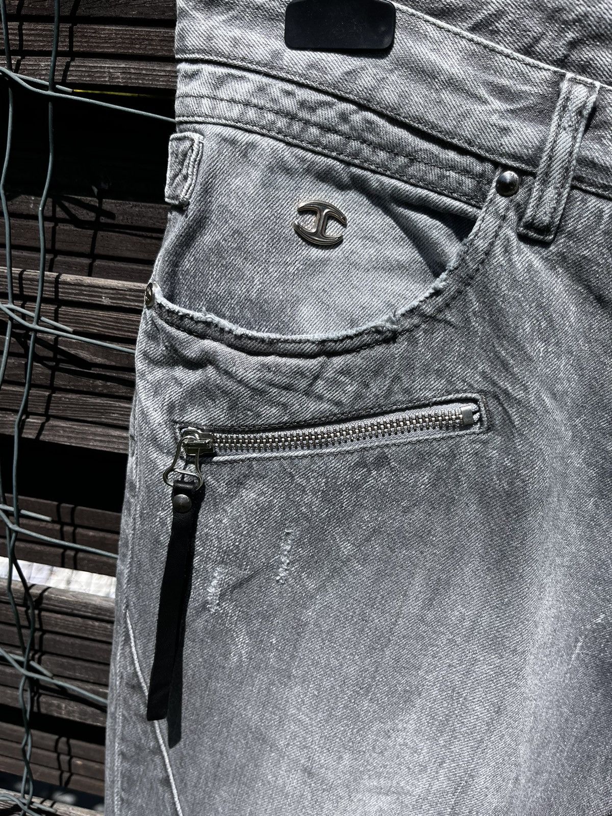 Just Cavalli × Roberto Cavalli 👖JUST CAVALLI LUXURY JEANS Y2K LOGO STREETWEAR ITALIAN DENIM Size US 36 / EU 52 - 10 Thumbnail