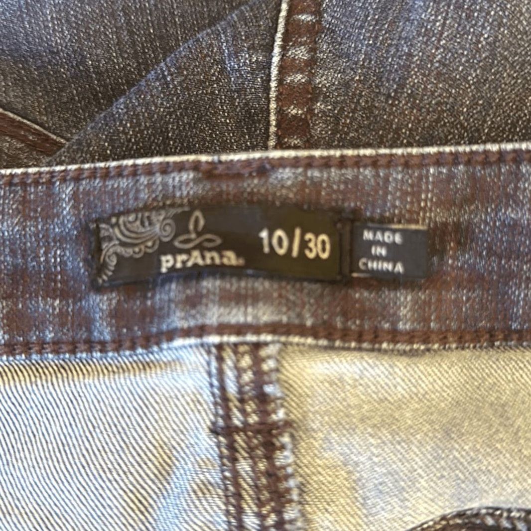 Prana prAna Kara Blue Organic Cotton Jeans Slim Fit 10/30 Women’s Regular Size 10 Blue Skinny Hiking Stretch Size 32" / US 10 / IT 46 - 6 Thumbnail
