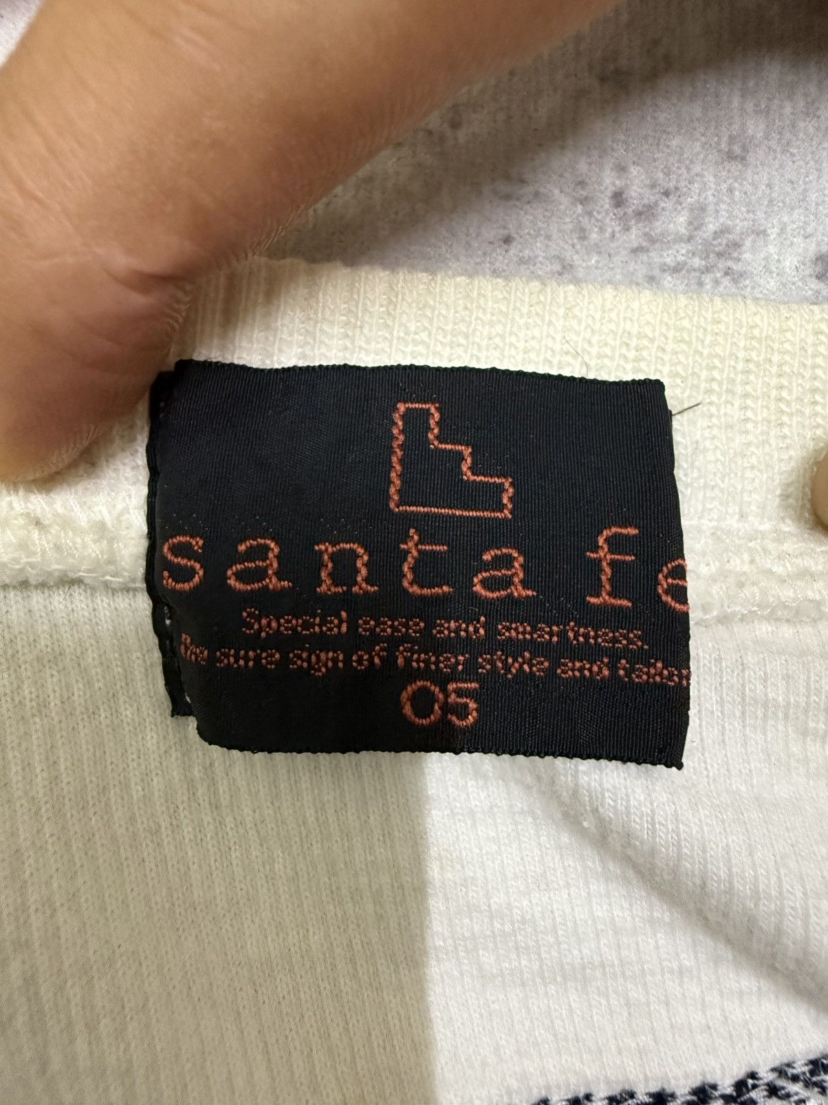 Vintage Vintage Santa Fe Smart Tailoring Vneck Sweatshirt Size US XL / EU 56 / 4 - 7 Thumbnail