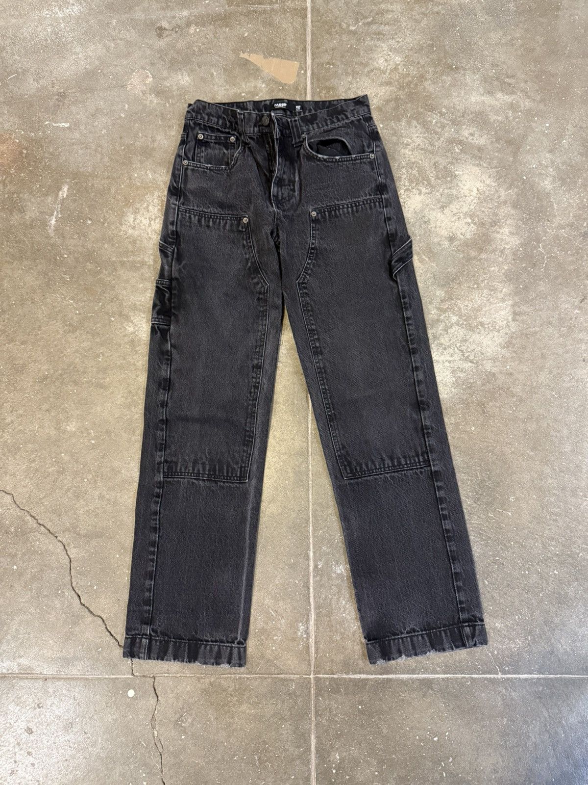 Jaded London JADED LONDON BLACK MATRIX ANNIHILATION PANTS