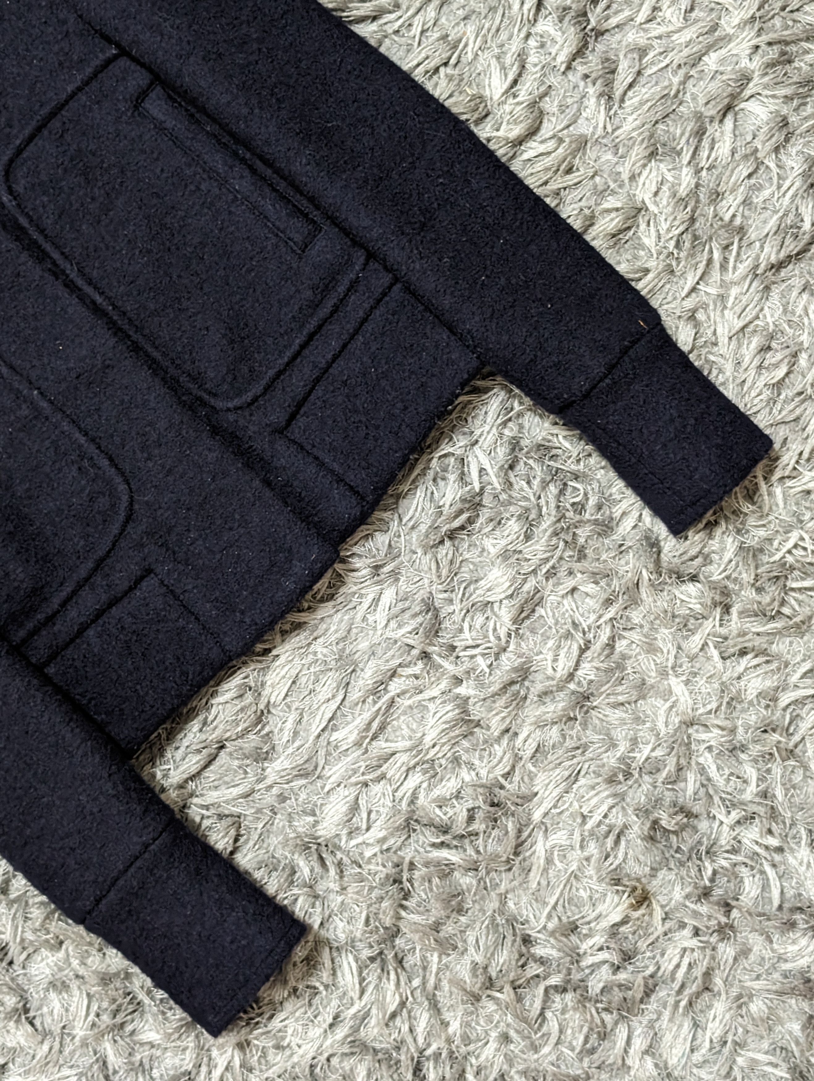 Sacai Chitose Abe Masterpiece Sacai Bulk Lace Wool Coat Jacket Size S / US 4 / IT 40 - 3 Thumbnail