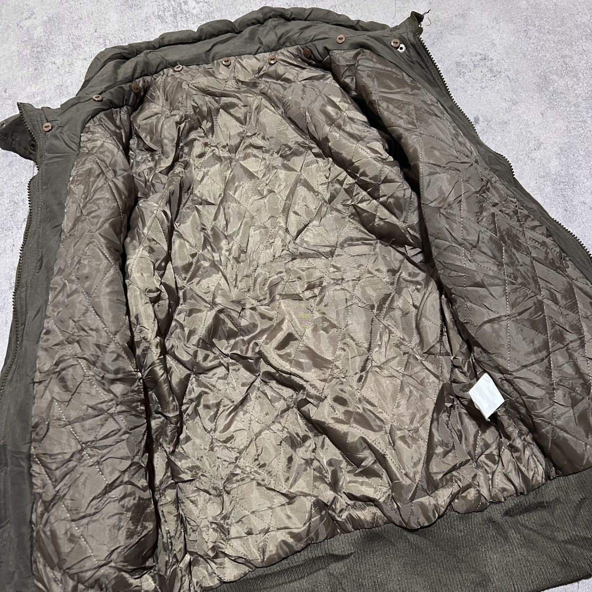 Japanese Brand Vintage Japanese Faux Fur Hood Nylon Bomber Jacket GOA Style Size L / US 10 / IT 46 - 5 Thumbnail