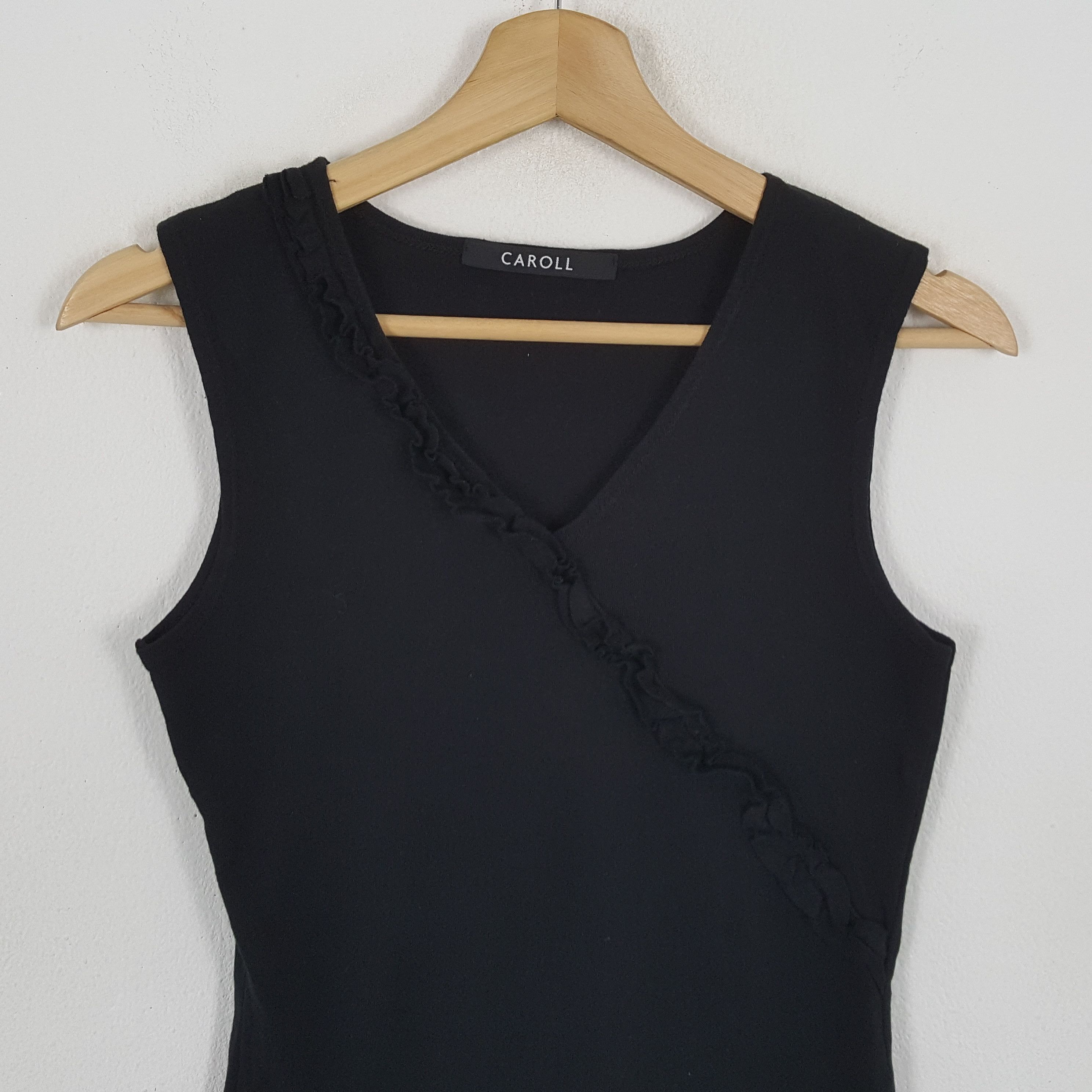 Designer × Vintage Vintage CAROLL Fashion Brand Tank Top Size XS / US 0-2 / IT 36-38 - 2 Thumbnail
