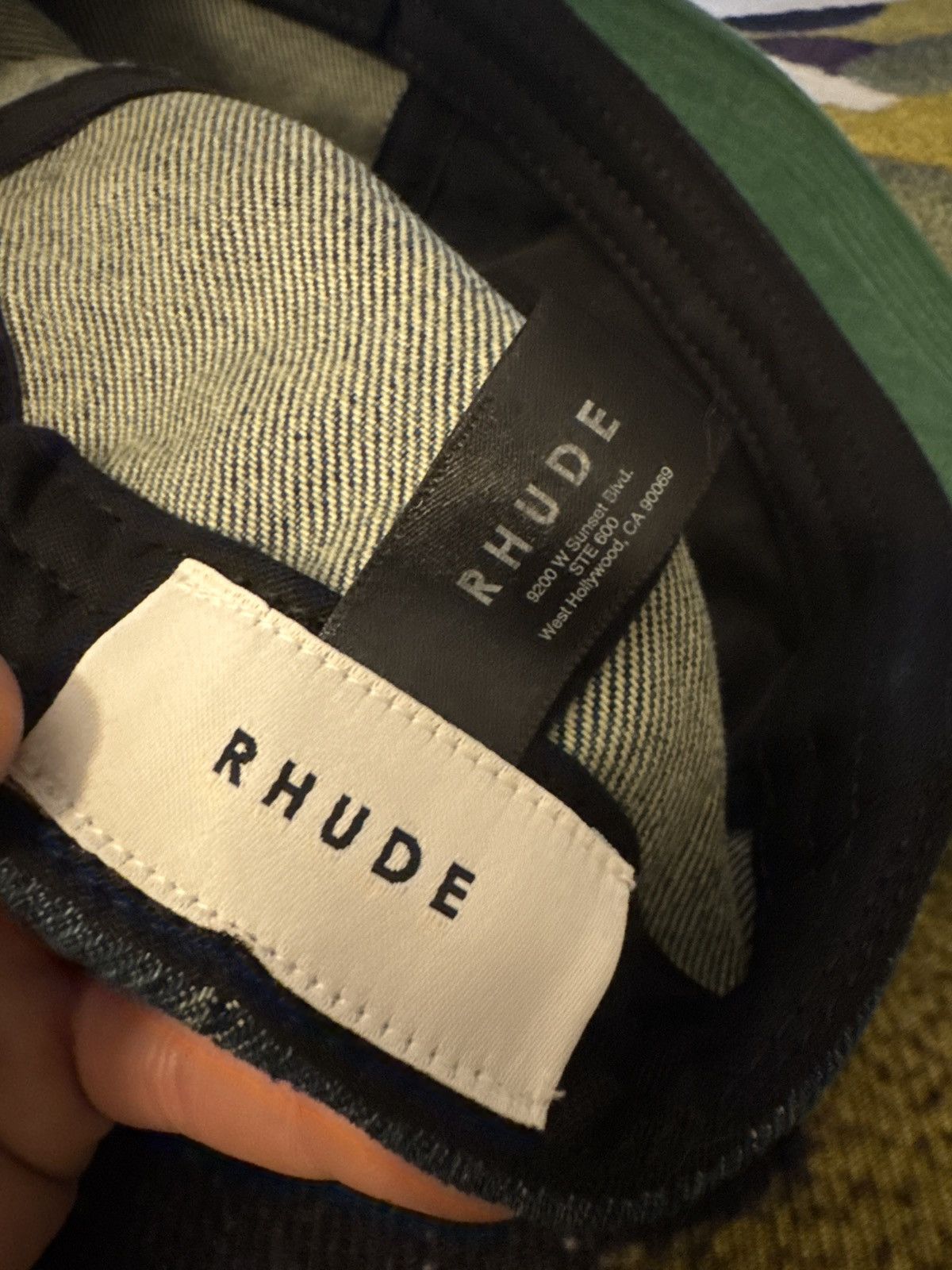 Rhude Rhude Denim Wash Hat New No Tags 100% Authentic Size ONE SIZE - 3 Thumbnail