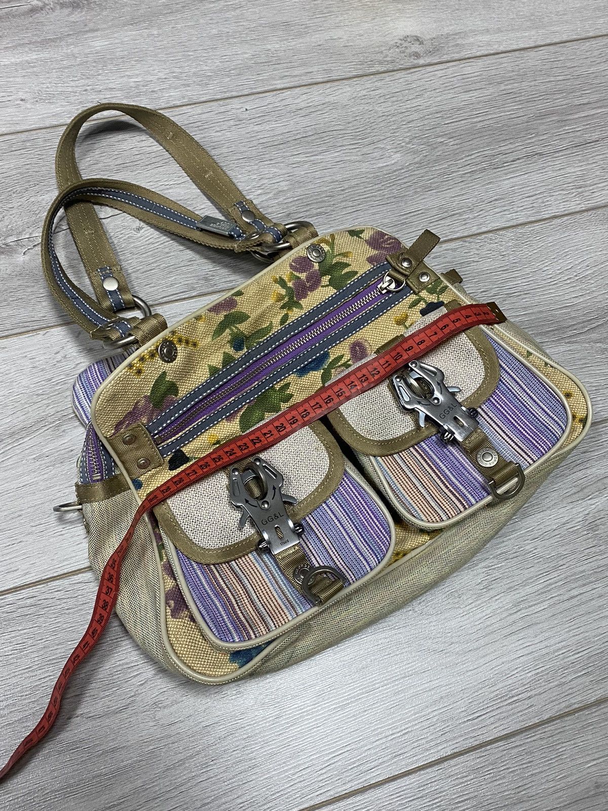 Vintage George Gina Lucy DOUBLE 2x CARABINER ALYX style GGL bag Size ONE SIZE - 12 Thumbnail