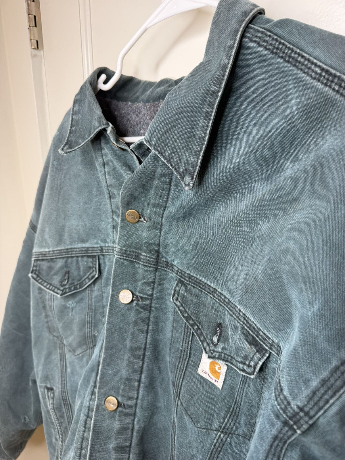 Carhartt Vintage Carhartt Jacket Mens Sz XL JB143 Hunter Green Size US XL / EU 56 / 4 - 9 Thumbnail