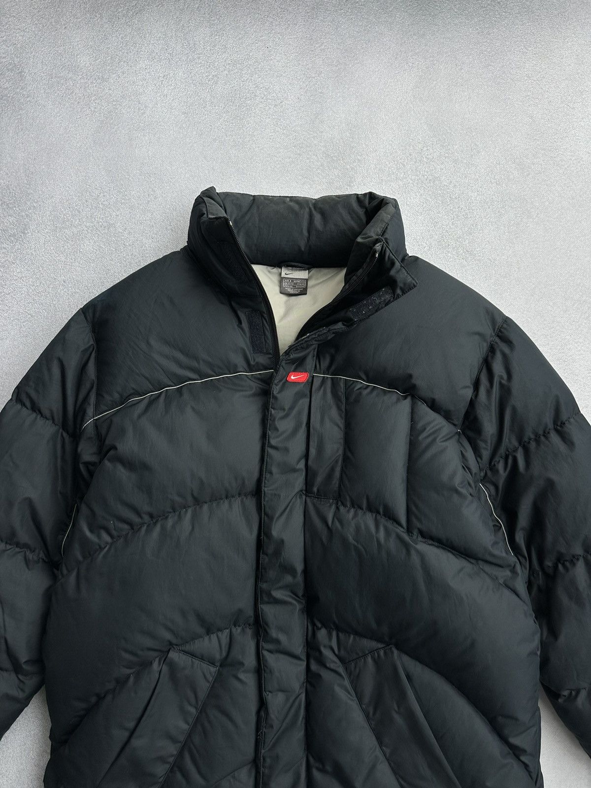 Nike × Vintage Vintage Nike Streetwear Y2K Puffer Jacket Size US S / EU 44-46 / 1 - 5 Thumbnail
