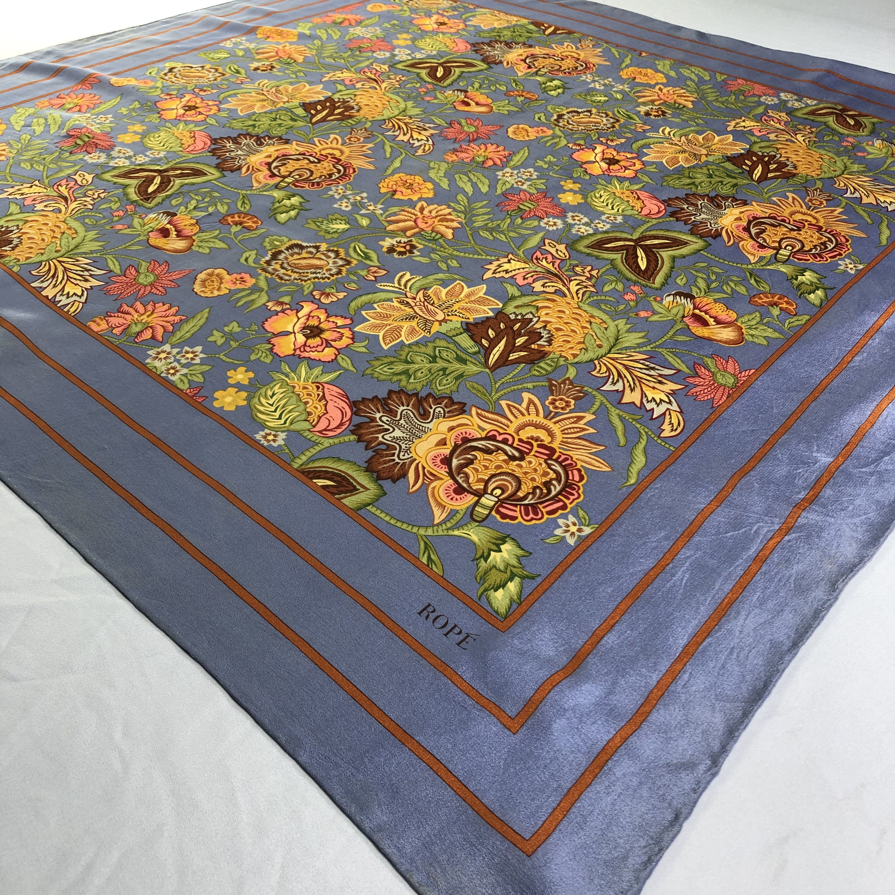 Vintage Vintage Rope Silk Scarf Size ONE SIZE - 3 Thumbnail