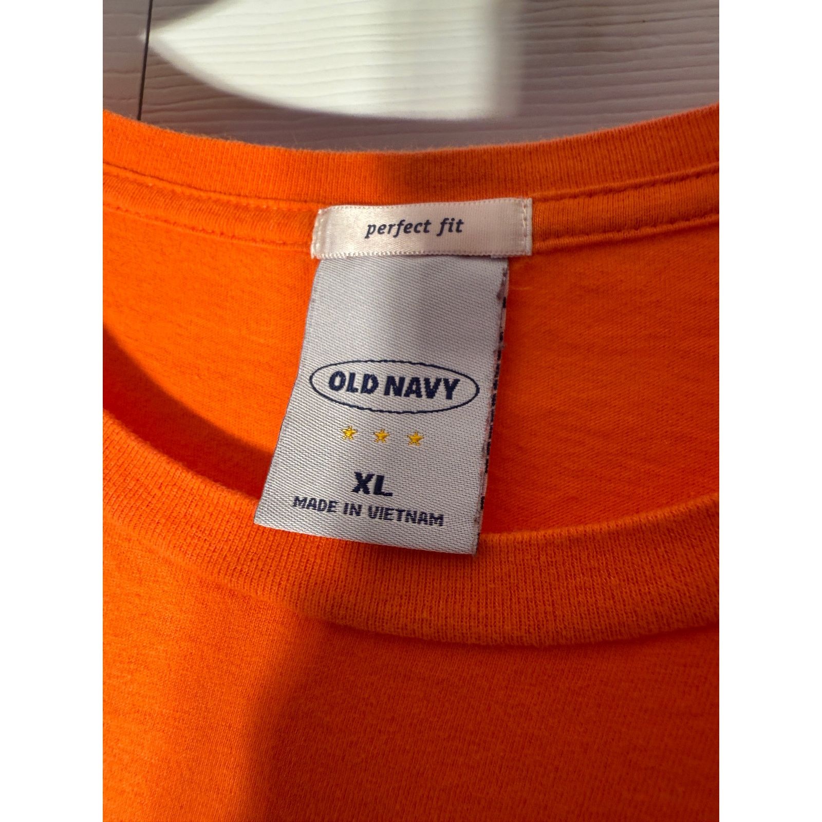 Old Navy Vintage Y2K Orange Black Cat T-shrit Fitted Women's XL Size XL / US 12-14 / IT 48-50 - 3 Thumbnail