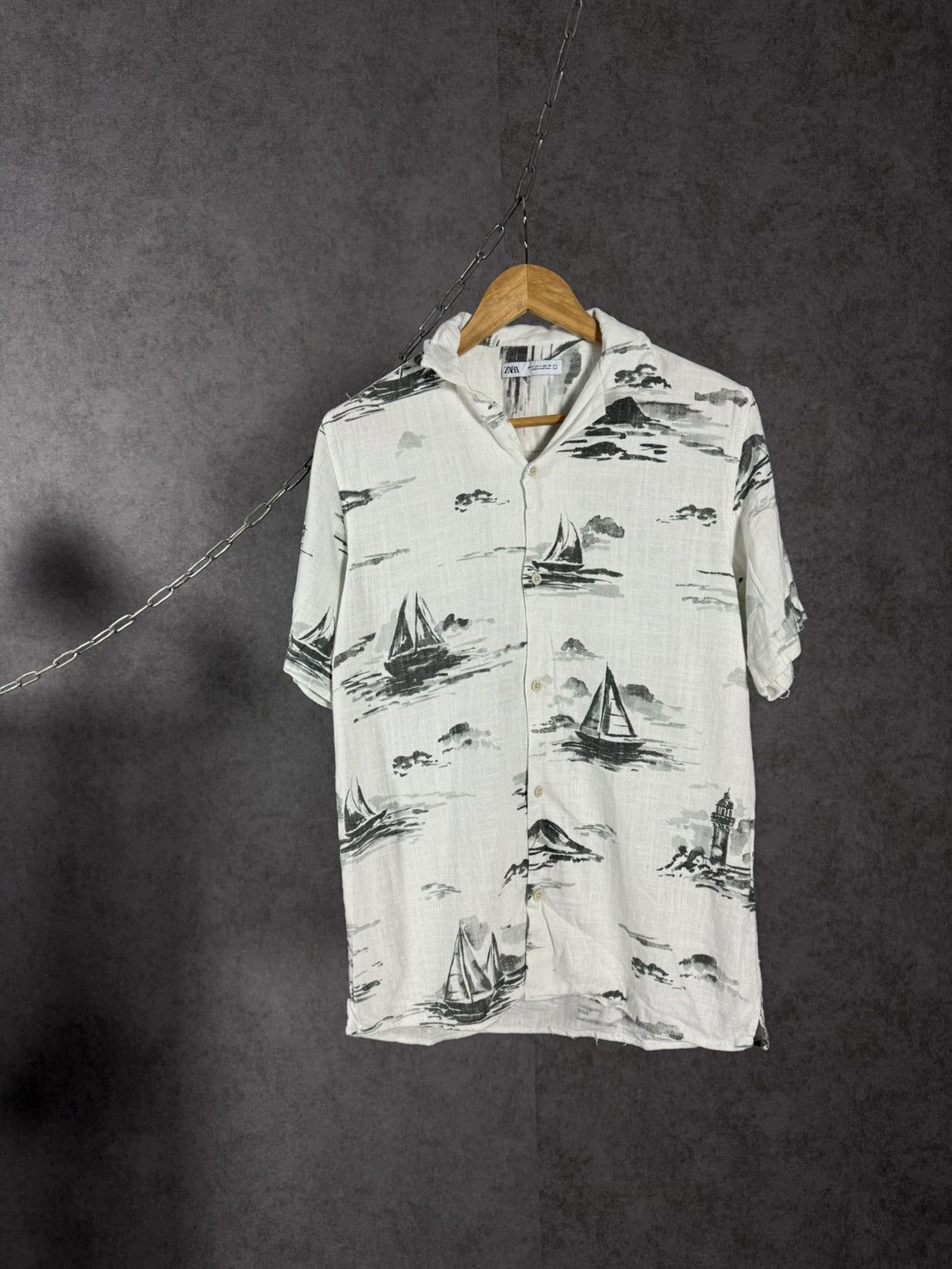 Zara Zara Man art crazy hawaiian shirt Size US S / EU 44-46 / 1 - 1 Thumbnail
