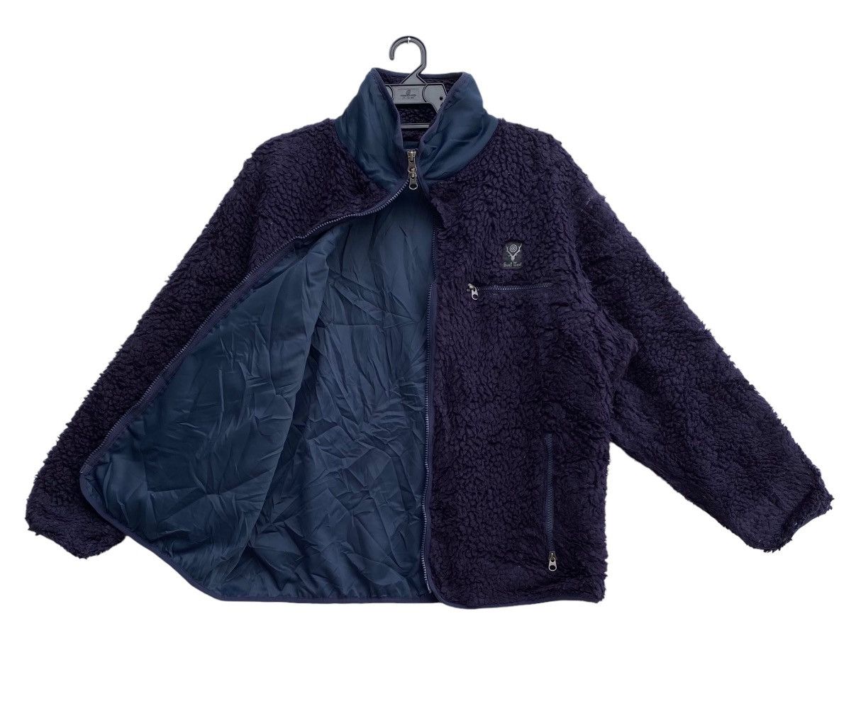 Nepenthes × South2 West8 By Nepenthes South2 West8 navy fleece jacket Size US XS / EU 42 / 0 - 3 Thumbnail