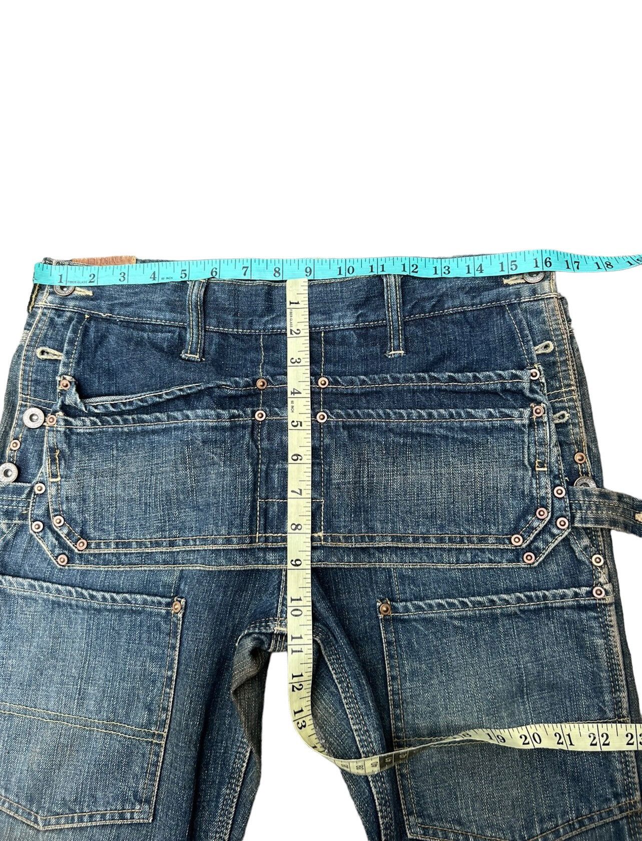 Vintage Vintage MEDICAL BRANCH Japan Heavy Denim Dirty Work Jeans Size US 30 / EU 46 - 3 Thumbnail