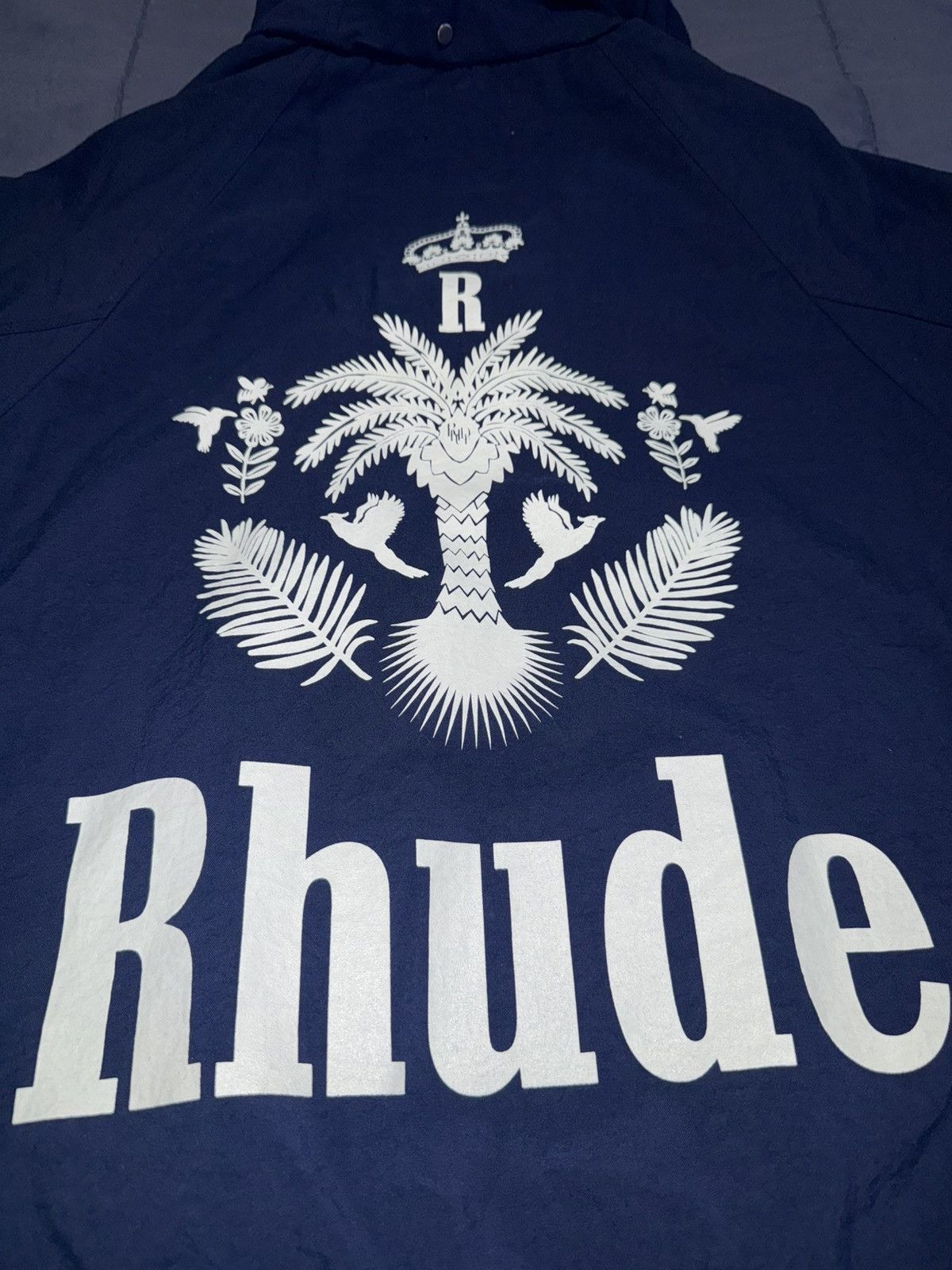 Rhude RHUDE Nylon Jacket With Hood And 2-pockets Size US S / EU 44-46 / 1 - 3 Thumbnail