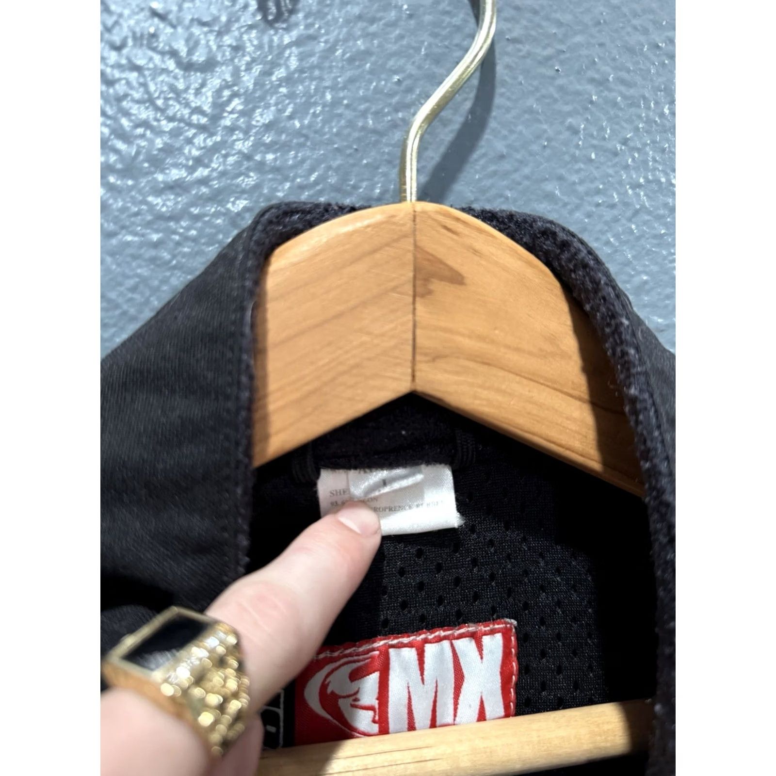 Vintage VINTAGE Thor Motocross Jacket Nylon - Gray - Large - Pockets - 90s Y2K Motorcycle Outer Shell Mens Jacket Size US L / EU 52-54 / 3 - 3 Thumbnail
