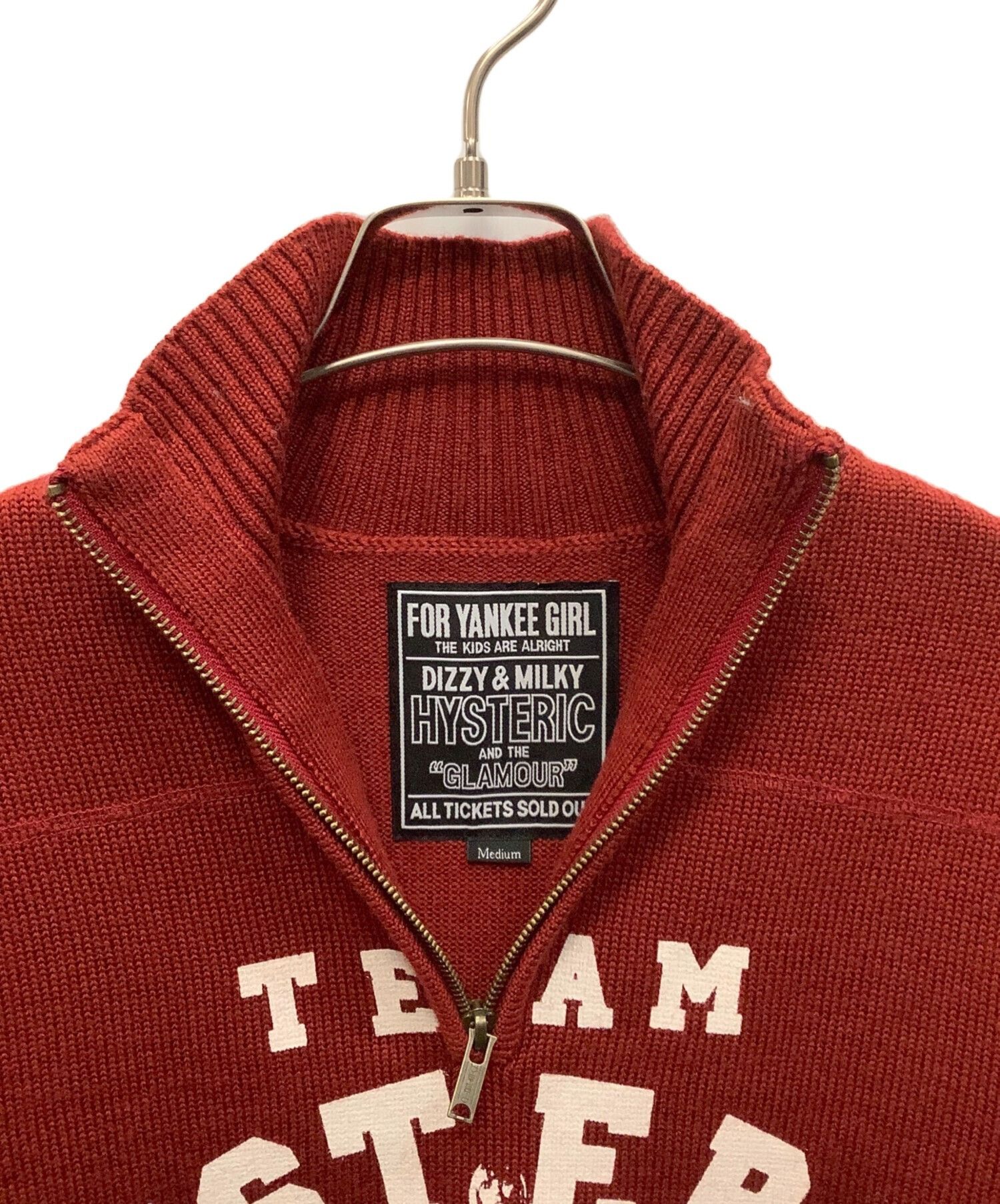 Hysteric Glamour Team Hysteric Zip Sweater Size US M / EU 48-50 / 2 - 3 Thumbnail
