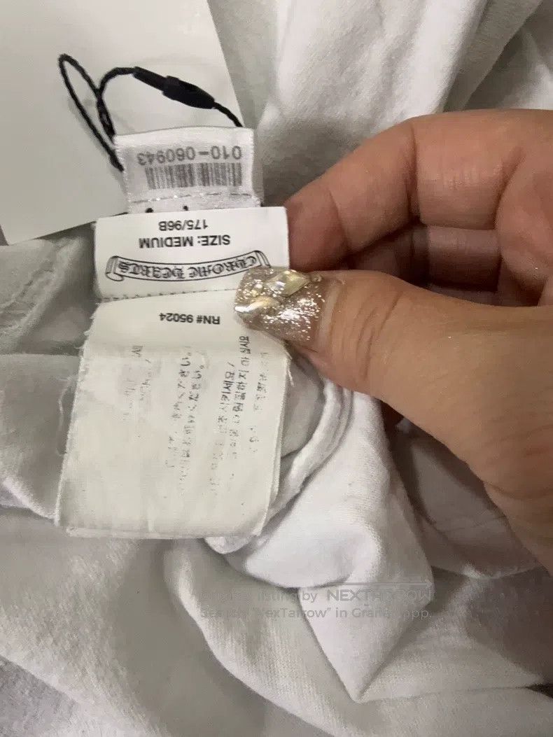 Chrome Hearts CHROME HEARTS Size M White short sleeves Size US M / EU 48-50 / 2 - 4 Thumbnail