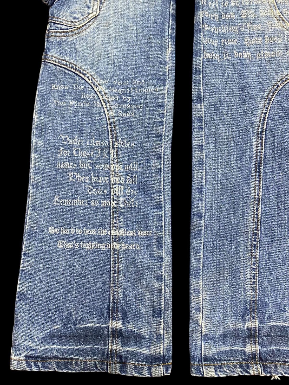 If Six Was Nine W33 🔥 Japanese Brand Evolution Multi Pocket Flare Jeans Size US 30 / EU 46 - 9 Thumbnail