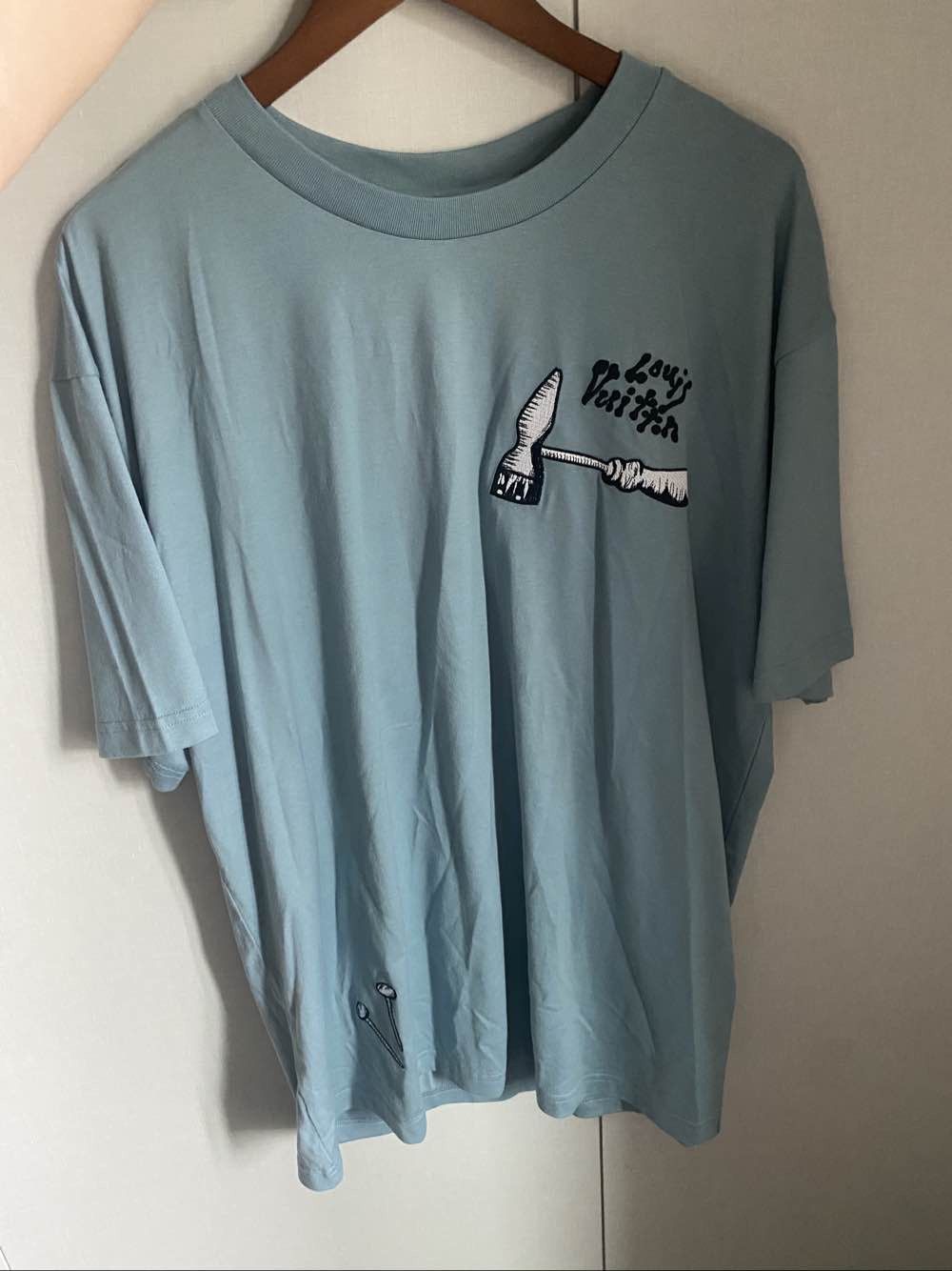 Louis Vuitton Louis Vuitton Embroidered Graphic T-Shirt XXL Size US XXL / EU 58 / 5 - 1 Thumbnail