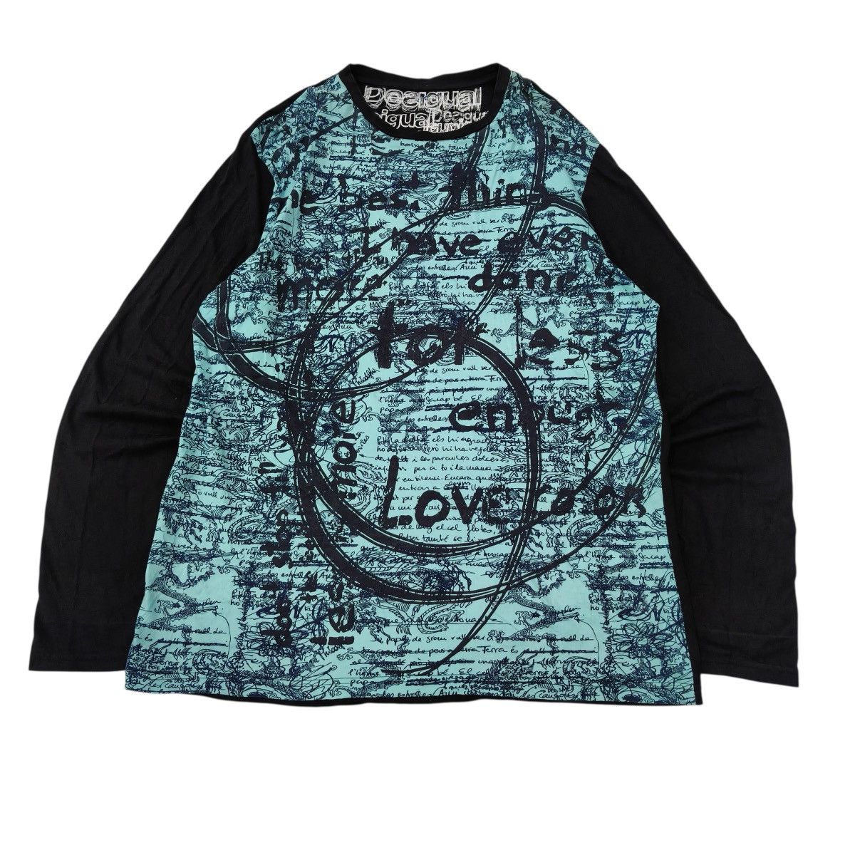Desigual DESIGUAL Art Design Longsleeve Tshirt Size US L / EU 52-54 / 3 - 1 Thumbnail