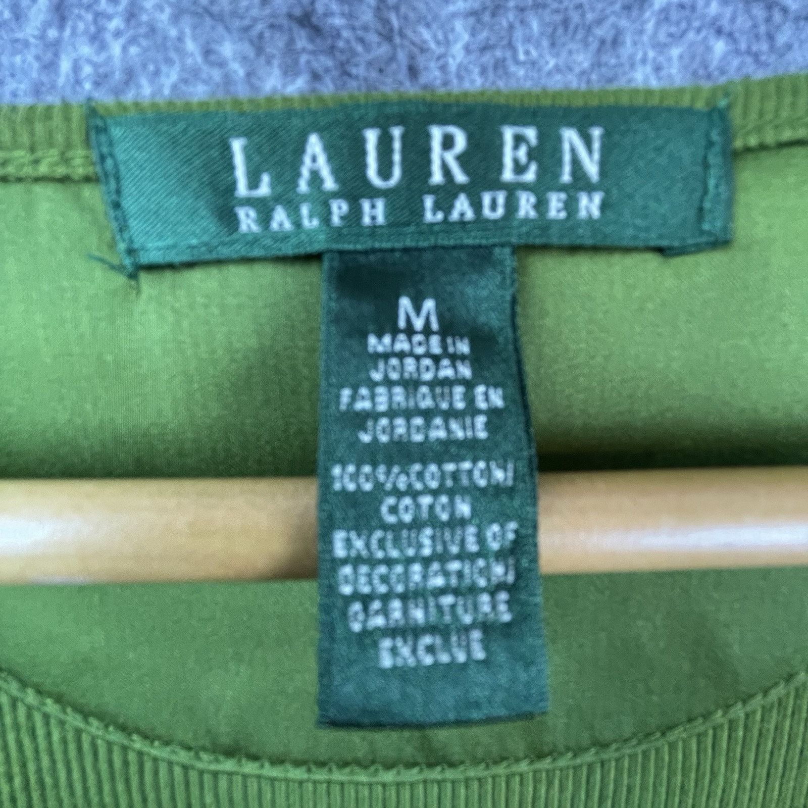 Ralph Lauren Lauren Ralph Lauren Dress Medium Olive Henley Dolman Flare Size M / US 6-8 / IT 42-44 - 3 Thumbnail