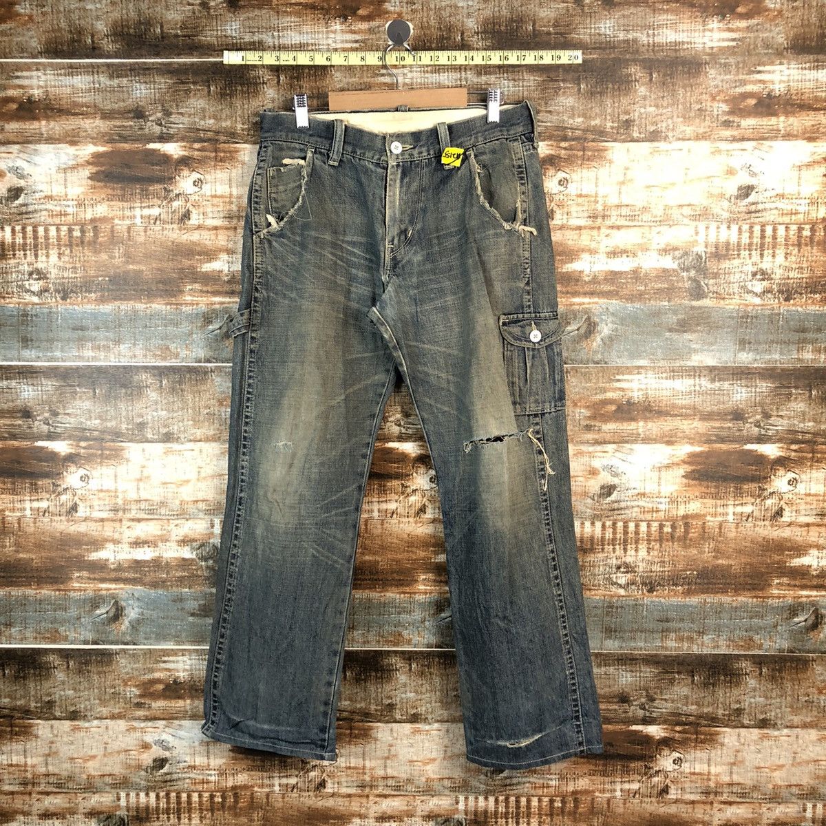 Levi's Levis vintage Black Distressed Denim Pants #A2155 Size US 30 / EU 46 - 1 Thumbnail