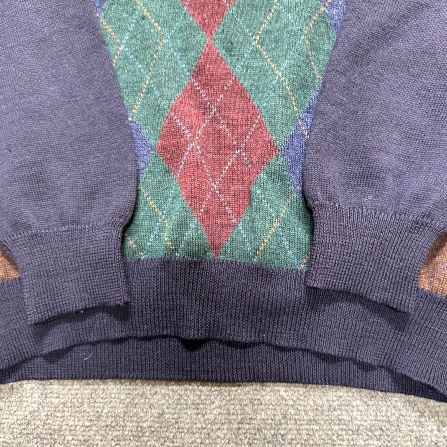 Vintage VINTAGE Tricots St Raphael Polo Sweater Wool Mens M 90s Geometric Grandpa Knit Shirt Mens M Wool Geometric 90s Knit Grandpa Size US M / EU 48-50 / 2 - 7 Thumbnail