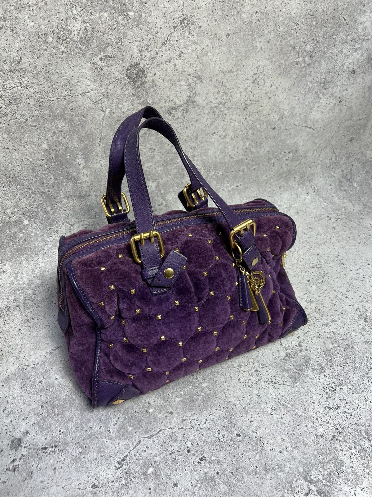 Juicy Couture VINTAGE Y2K JUICY COUTURE AMAZING VELVET BAG Size ONE SIZE - 2 Thumbnail