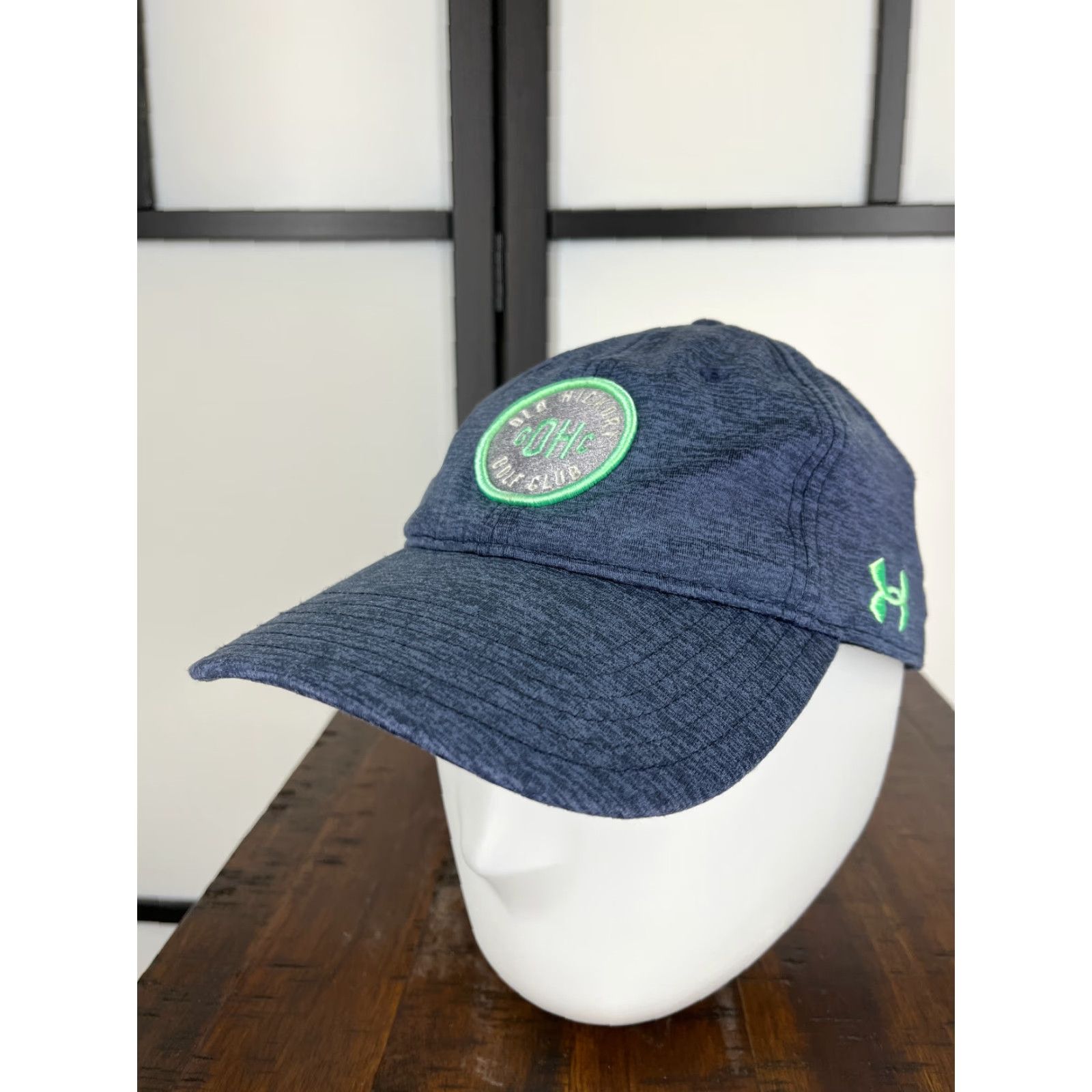 Under Armour Under Armour Hat Cap Fitted Adult Large Blue Old Hickory Golf Club Cotton Blend Size ONE SIZE - 4 Thumbnail