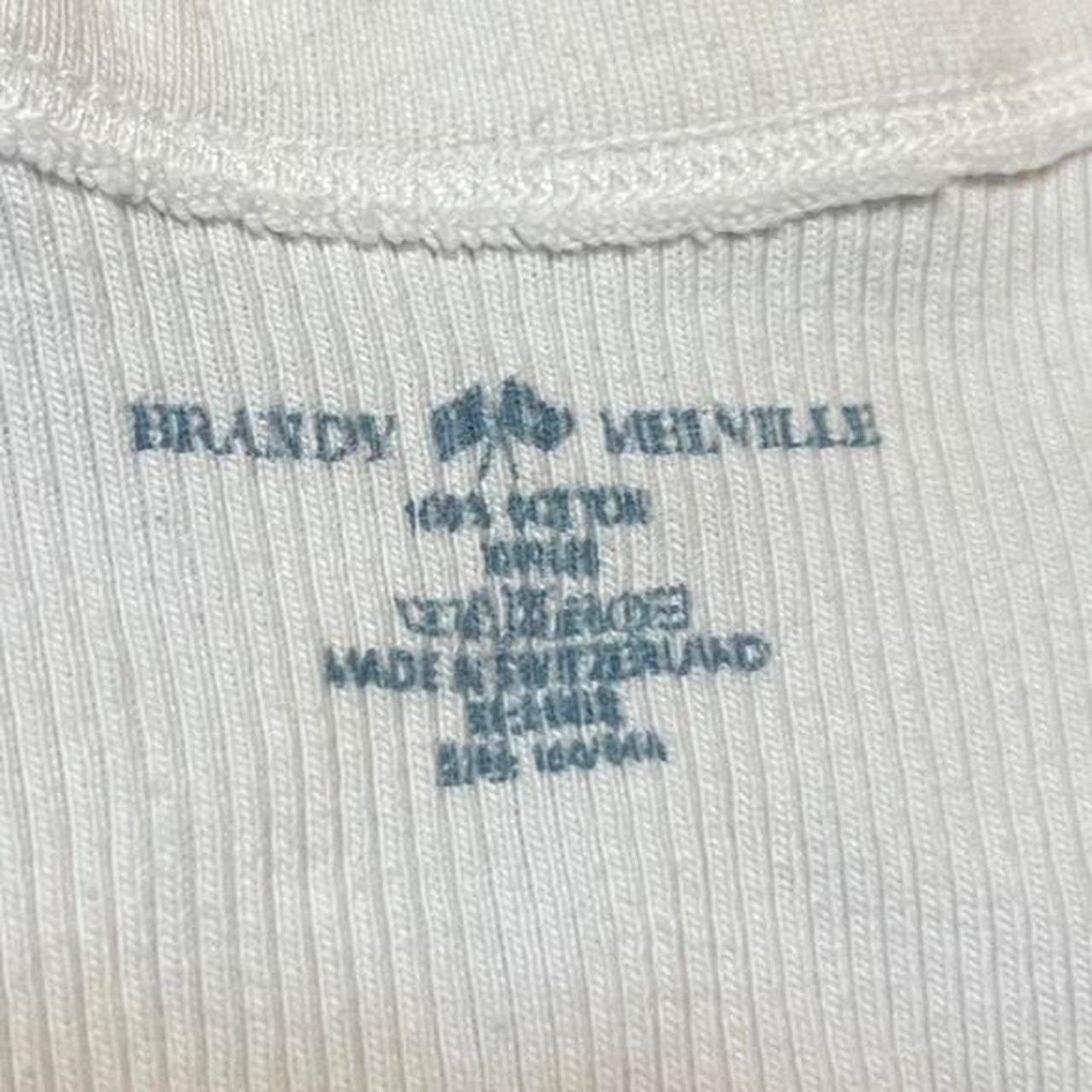 Brandy Melville White brandy Melville tank top Size XS / US 0-2 / IT 36-38 - 2 Thumbnail