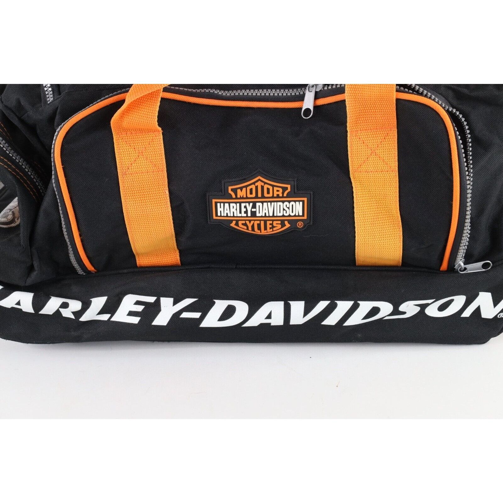 Harley Davidson × Vintage Vintage 90s Distressed Spell Out Harley Davidson Duffel Bag Size ONE SIZE - 2 Thumbnail