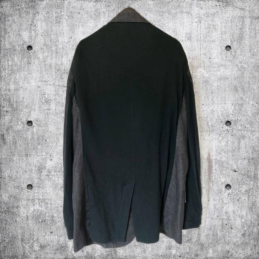 Yohji Yamamoto Yohji Yamamoto Homme - Black Panelled Denim Jacket Blazer Size US XL / EU 56 / 4 - 4 Thumbnail