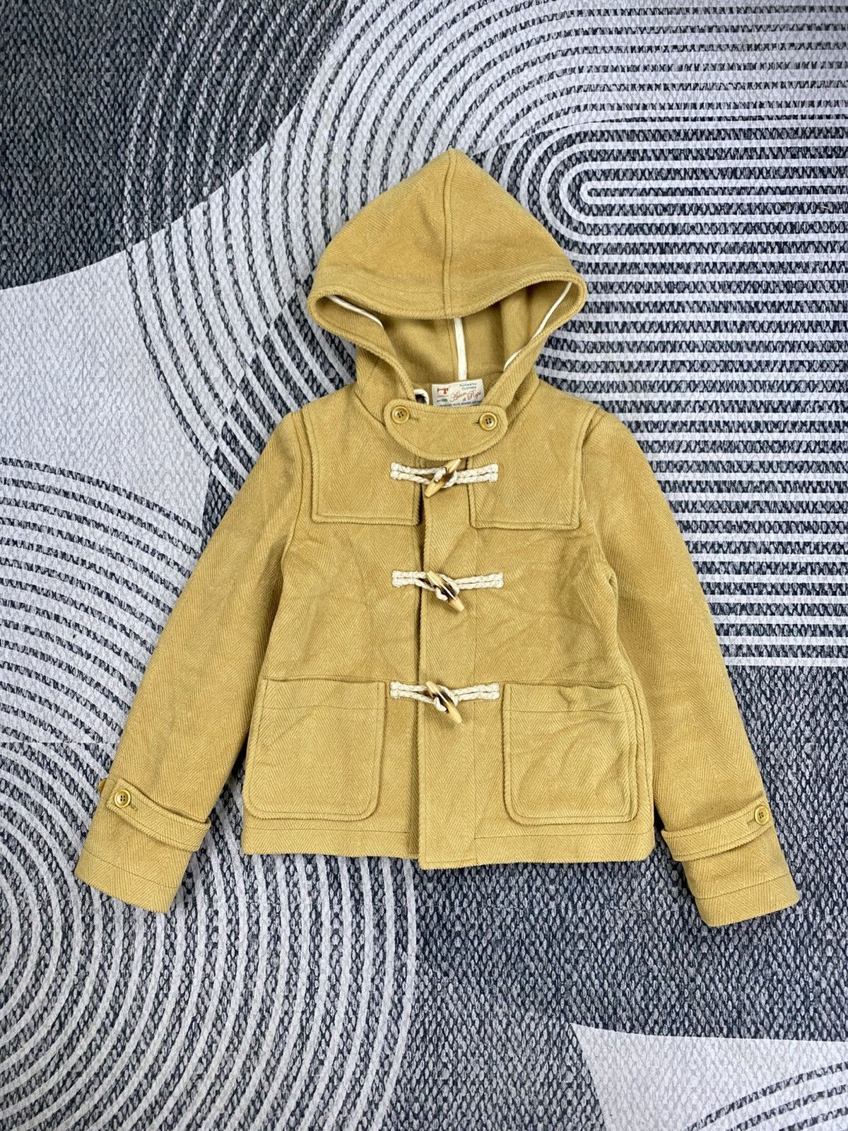 ADAM ET ROPE Vintage Adam Et Rope Wool Blend With Toggle Duffle Coat Size US S / EU 44-46 / 1 - 1 Thumbnail