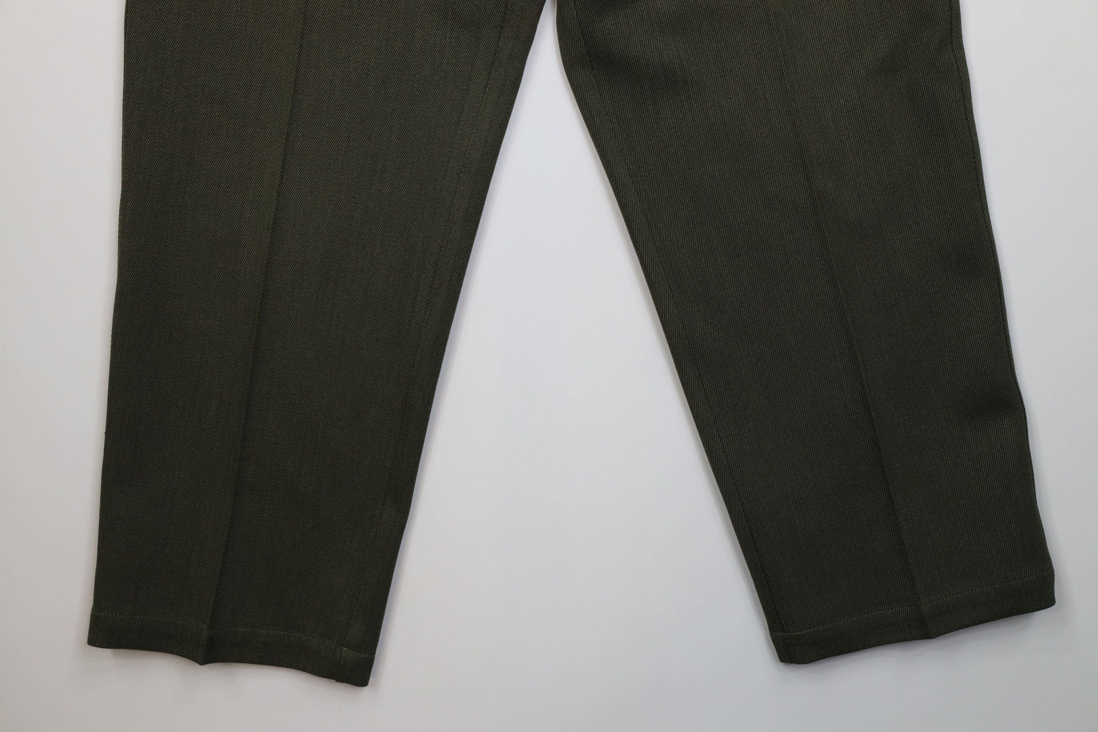 L.L. Bean Vintage 90s LL Bean Corduroy Wide Leg Chino Pants Green Size US 38 / EU 54 - 4 Thumbnail