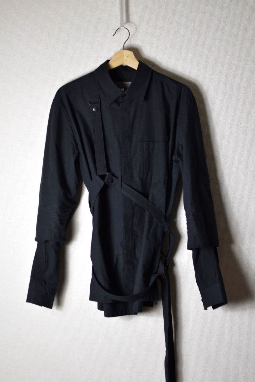Yohji Yamamoto Yohji Yamamoto Pour Homme AW16 Bondage Shirt Size US M / EU 48-50 / 2 - 3 Thumbnail