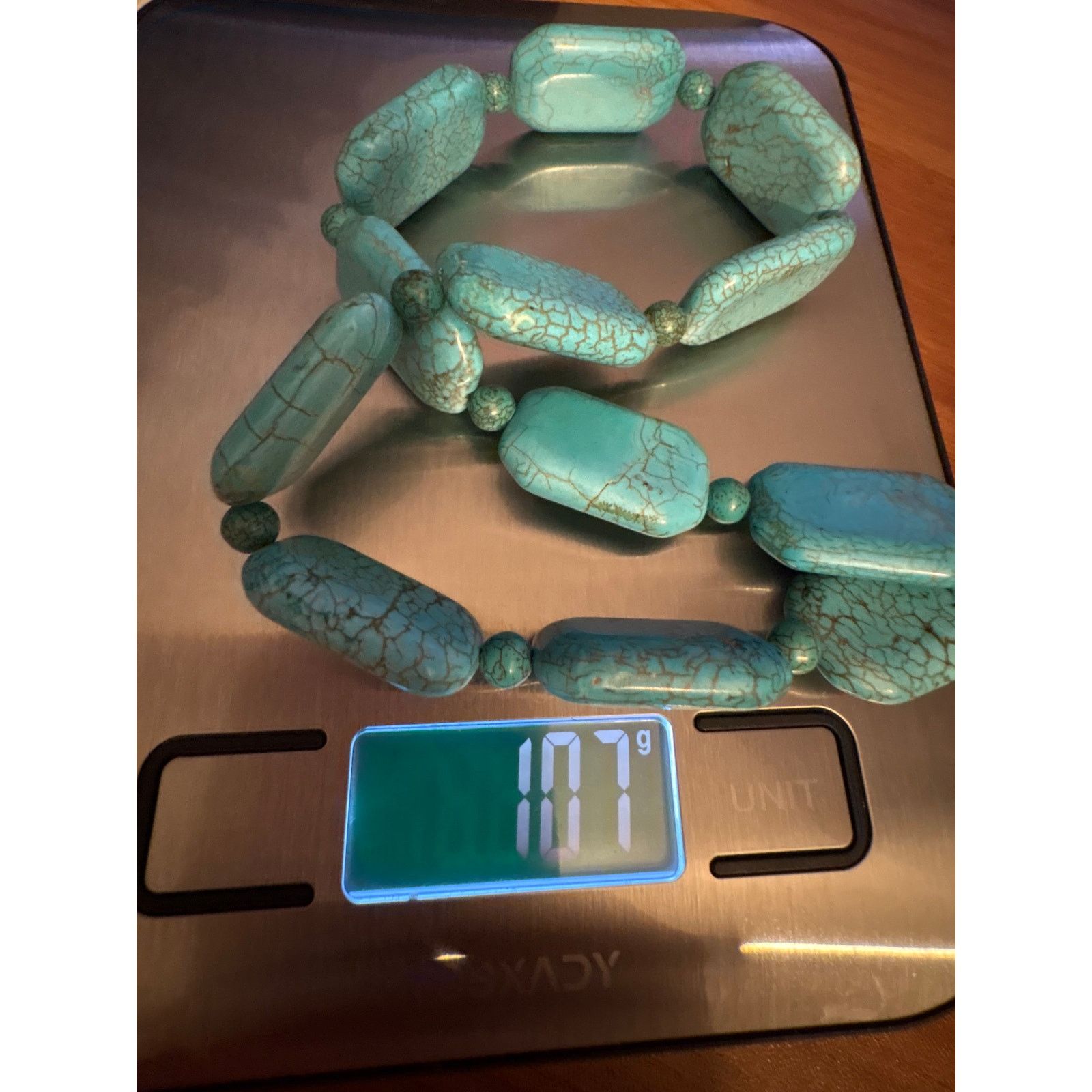 Other Dyed Howlite Turquoise Look 16” Statement Necklace Size ONE SIZE - 9 Thumbnail
