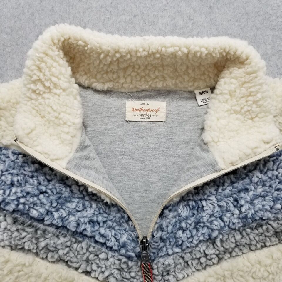 Weatherproof Weatherproof Sherpa Jacket Womens Small Ivory Pockets Zip Size S / US 4 / IT 40 - 8 Thumbnail