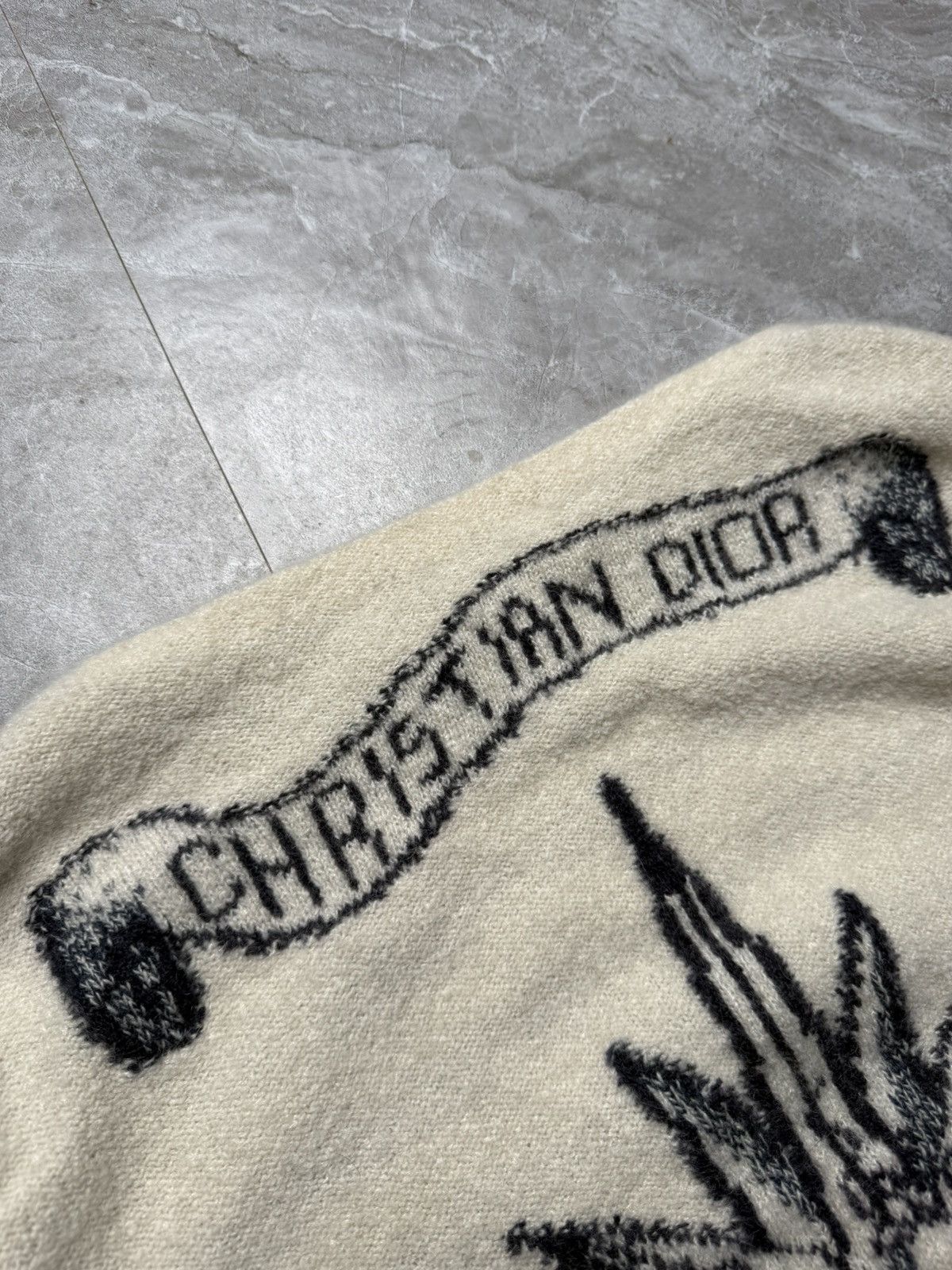 Dior Christian Dior F/W 23 Mariniere Cashmere Distressed Sweater Size M / US 6-8 / IT 42-44 - 8 Thumbnail