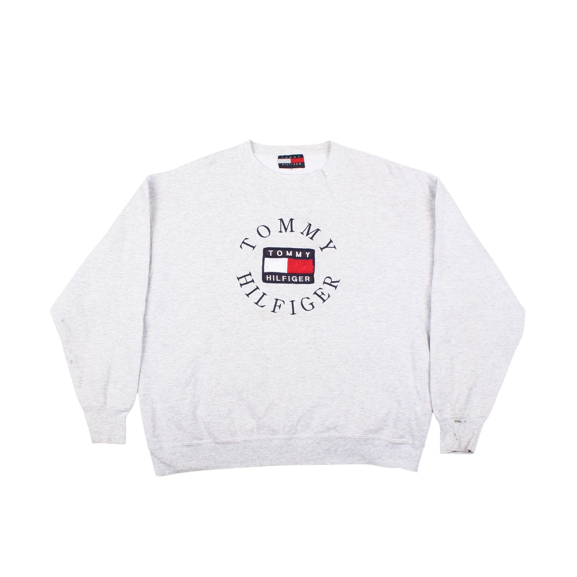 Tommy Hilfiger Tommy Hilfiger Crewneck Sweatshirt Big Logo 90s Size US XL / EU 56 / 4 - 1 Thumbnail