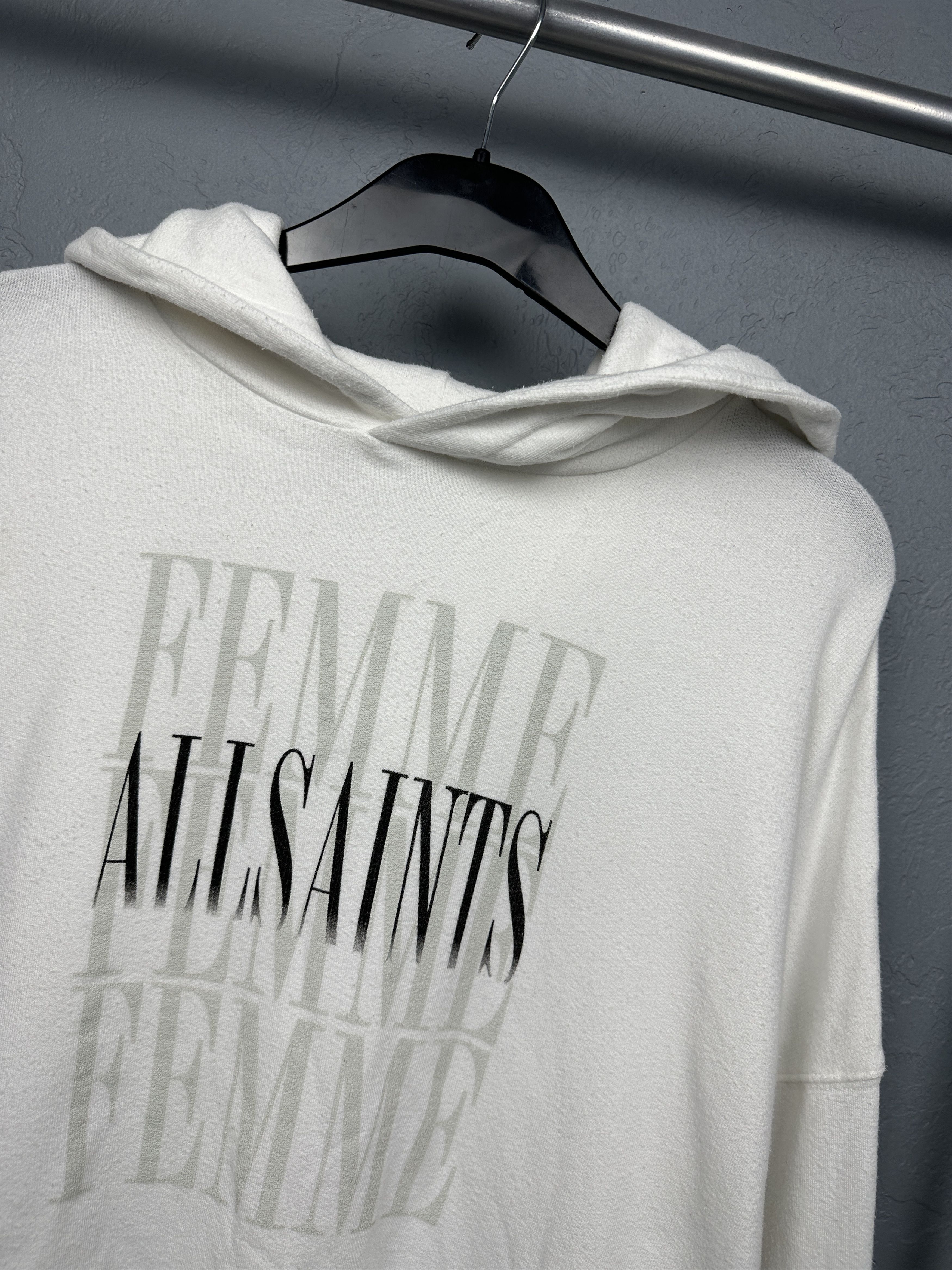 Allsaints Allsaints Womens Femme Talie Oversized Hoodie Size XS / US 0-2 / IT 36-38 - 2 Thumbnail
