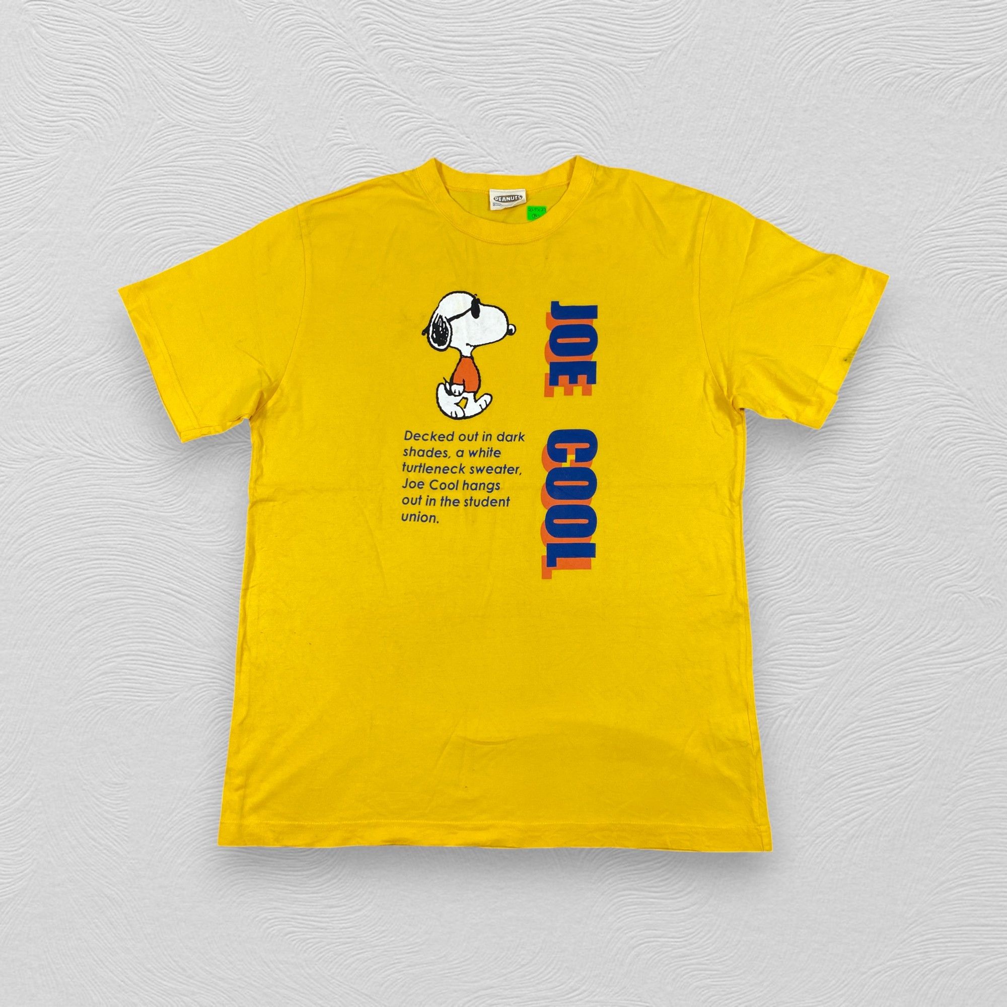 Cartoon Network Vintage Snoopy JOE COOL Peanut Cartoon T-Shirt -B004 Size US L / EU 52-54 / 3 - 1 Thumbnail
