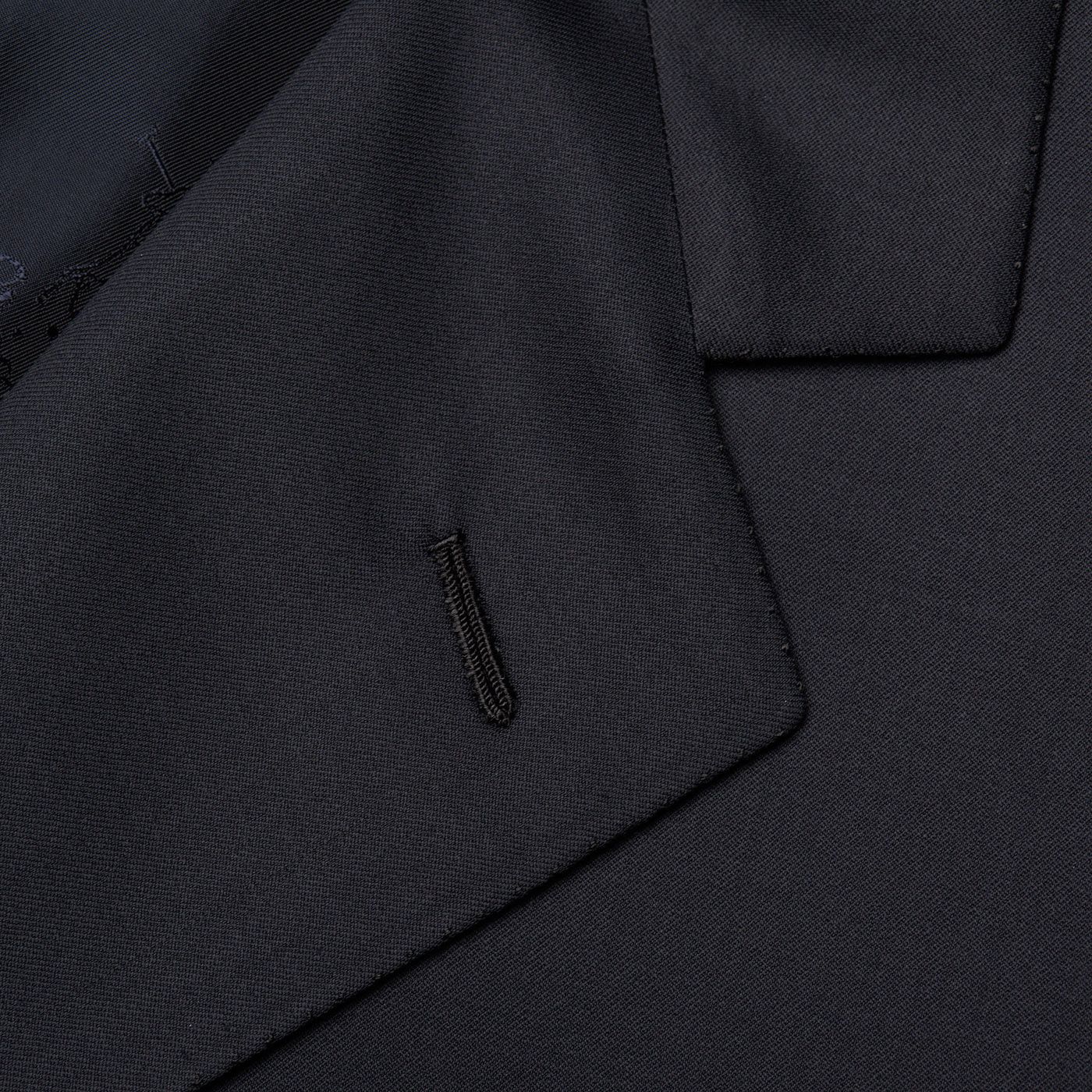Brioni BRIONI "CATONE" Handmade Navy Blue Wool Suit Short Portly Size 52R - 6 Thumbnail