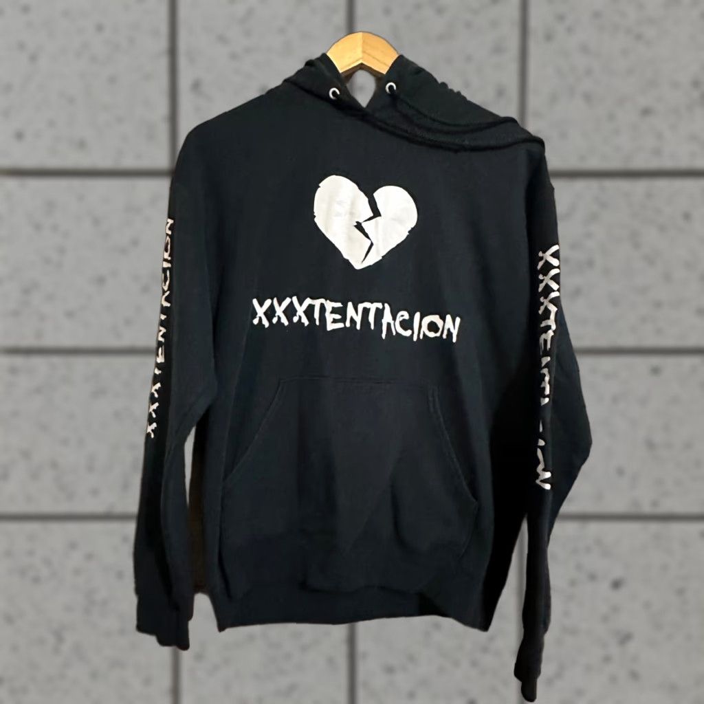 Vintage Xxxtentacion Hoodie Adult Medium Black sad album rap tee sweater Size US M / EU 48-50 / 2 - 1 Thumbnail