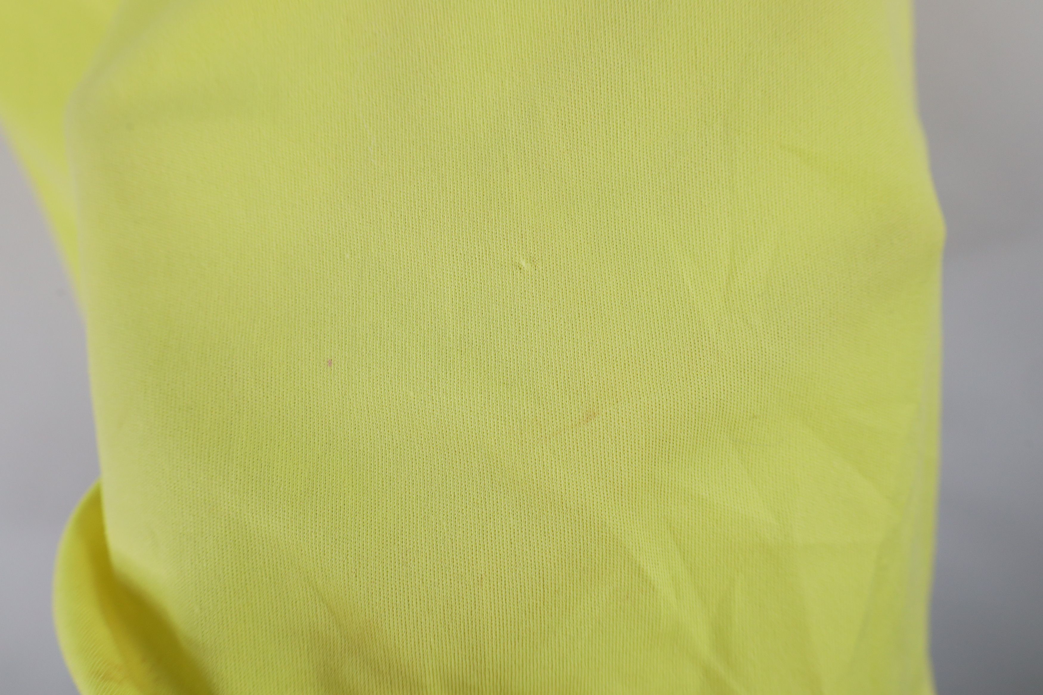 Vintage Vintage 70s Streetwear Blank Collared Polo Shirt Yellow Size US L / EU 52-54 / 3 - 6 Thumbnail