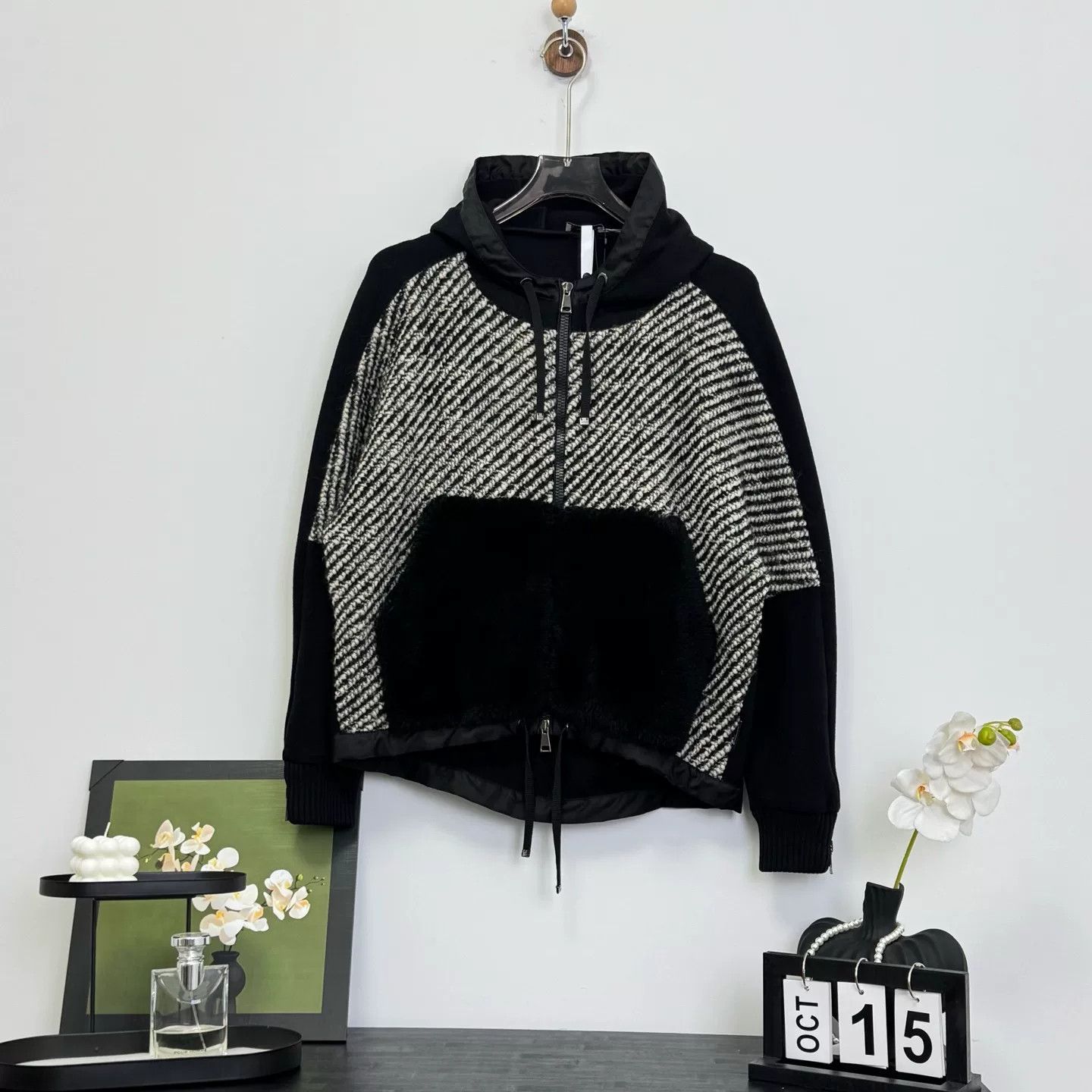 Moncler Moncler Wool Blend Zip Hoodie Jacket Size XS / US 0-2 / IT 36-38 - 1 Thumbnail